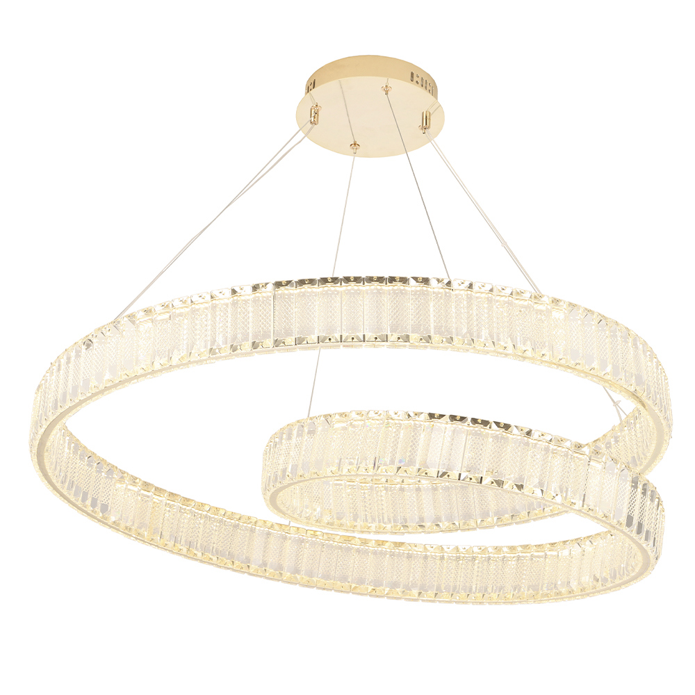 Изображение товара Люстра подвесная светодиодная Crystal Lux 3391/205 нейтральный белый свет золото