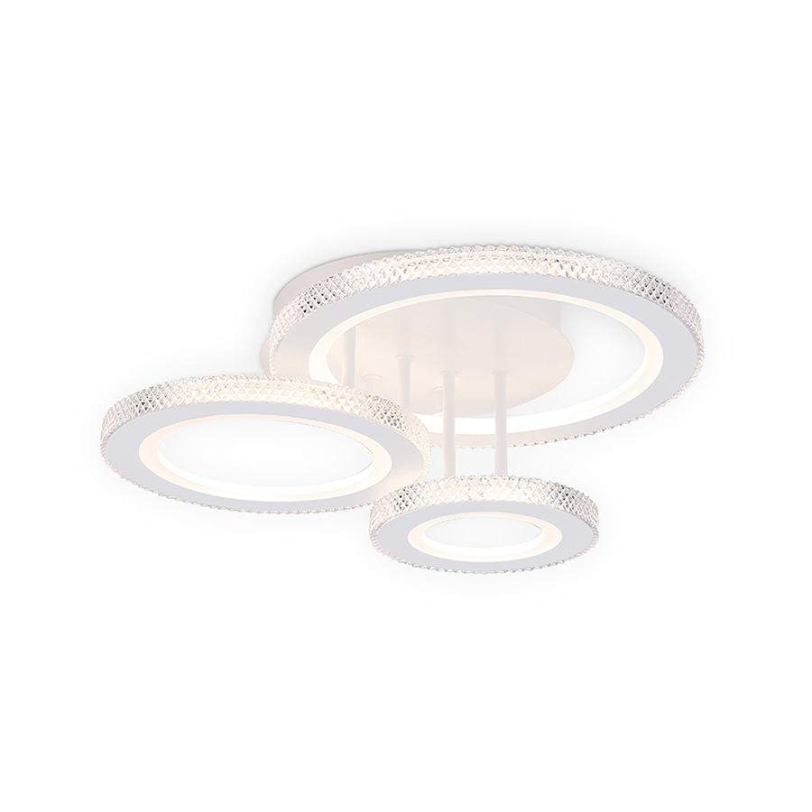 Изображение товара Люстра потолочная светодиодная Ambrella light Fa8867 с пультом управления 10 м² нейтральный белый свет цвет белый