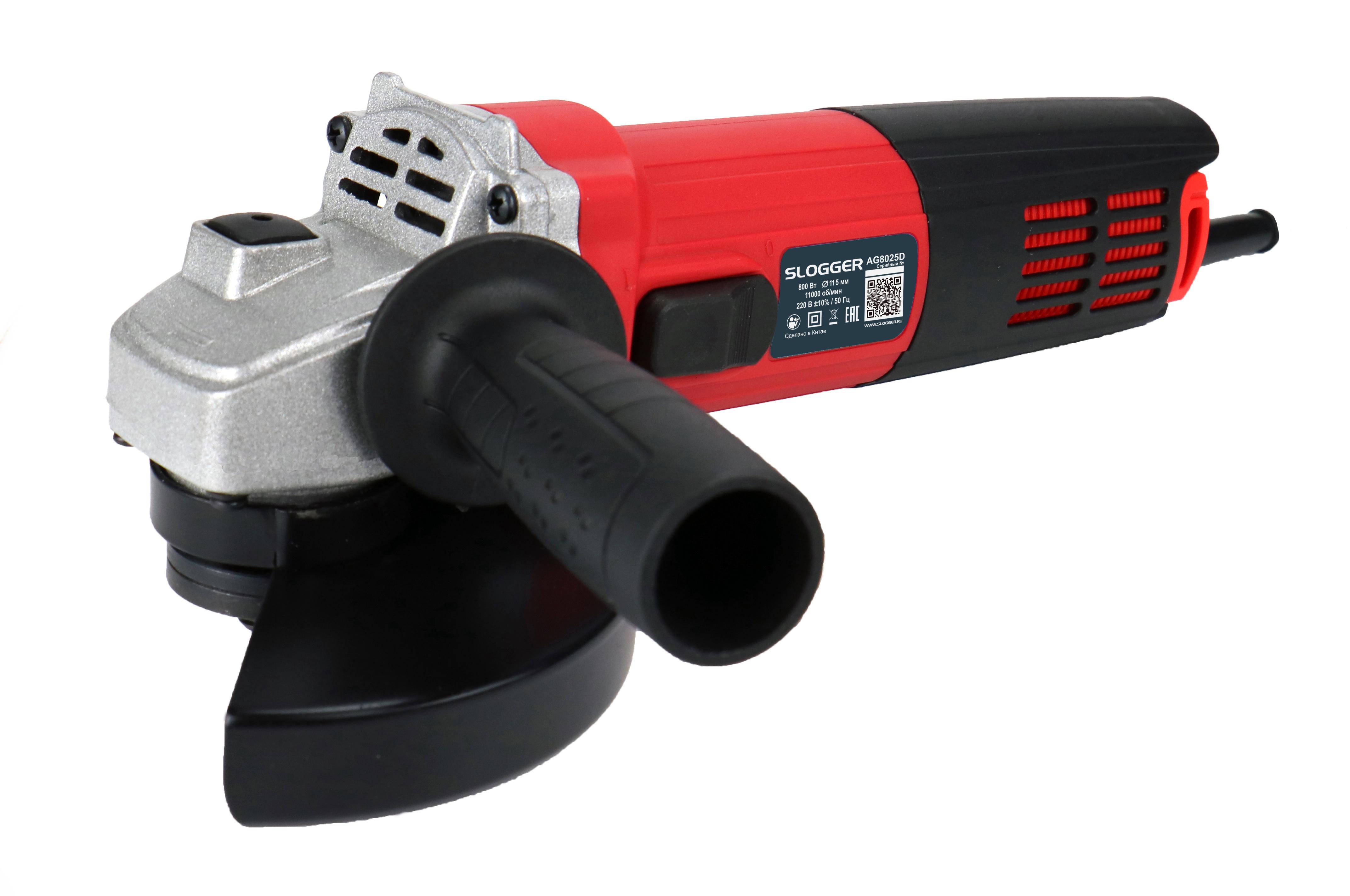 Изображение товара УШМ сетевая Slogger AG8025D, 800 Вт, 125 мм
