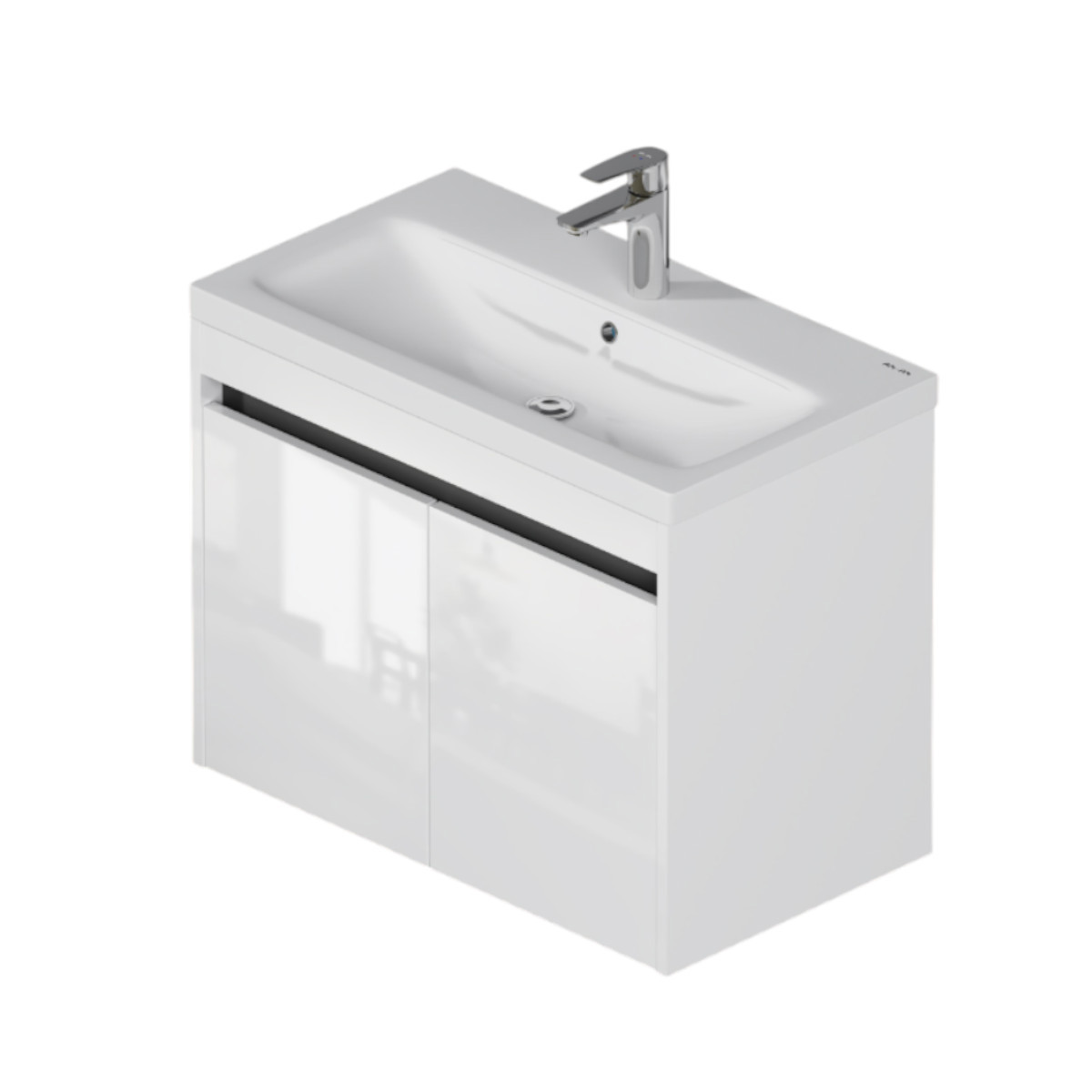 Изображение товара Тумба под раковину AM.PM Pulse 76x81x43 см с раковиной