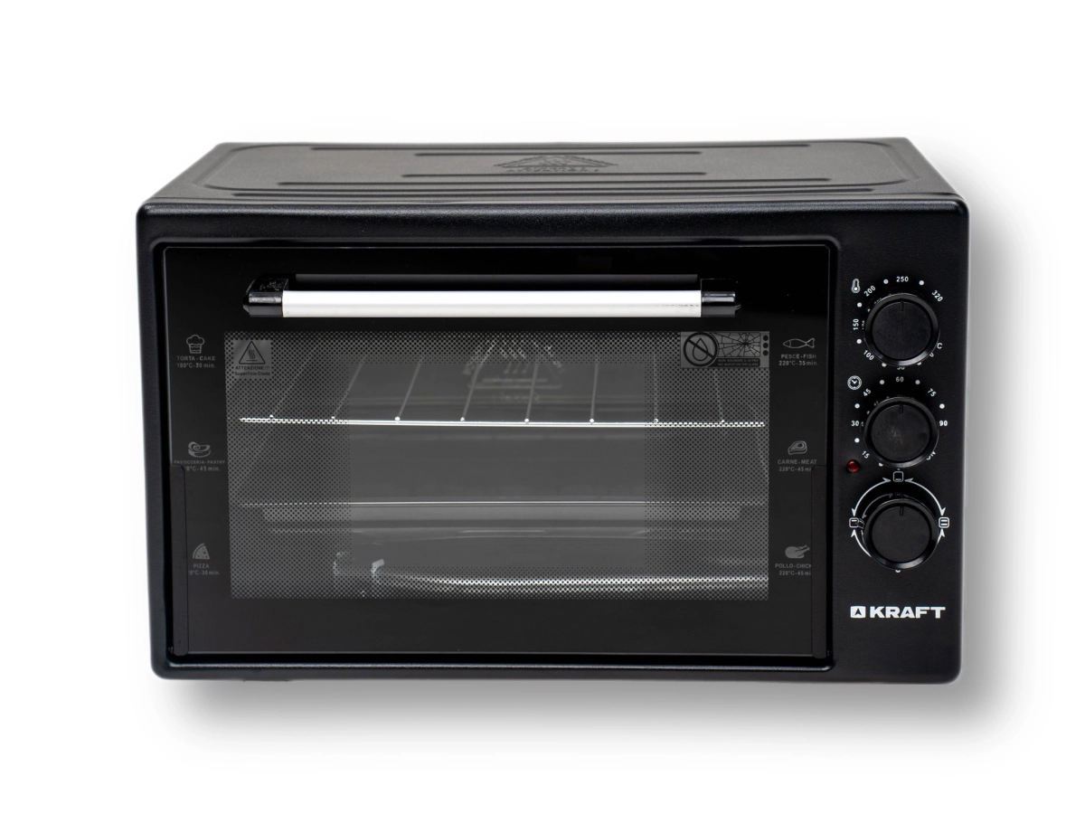 Изображение товара Электропечь Kraft 1500 Вт 38л черная с таймером и подсветкой