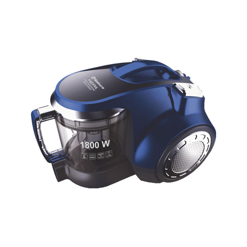 Изображение товара Пылесос с контейнером Sakura Sa-8313bl 1800 Вт 2.5 л цвет синий