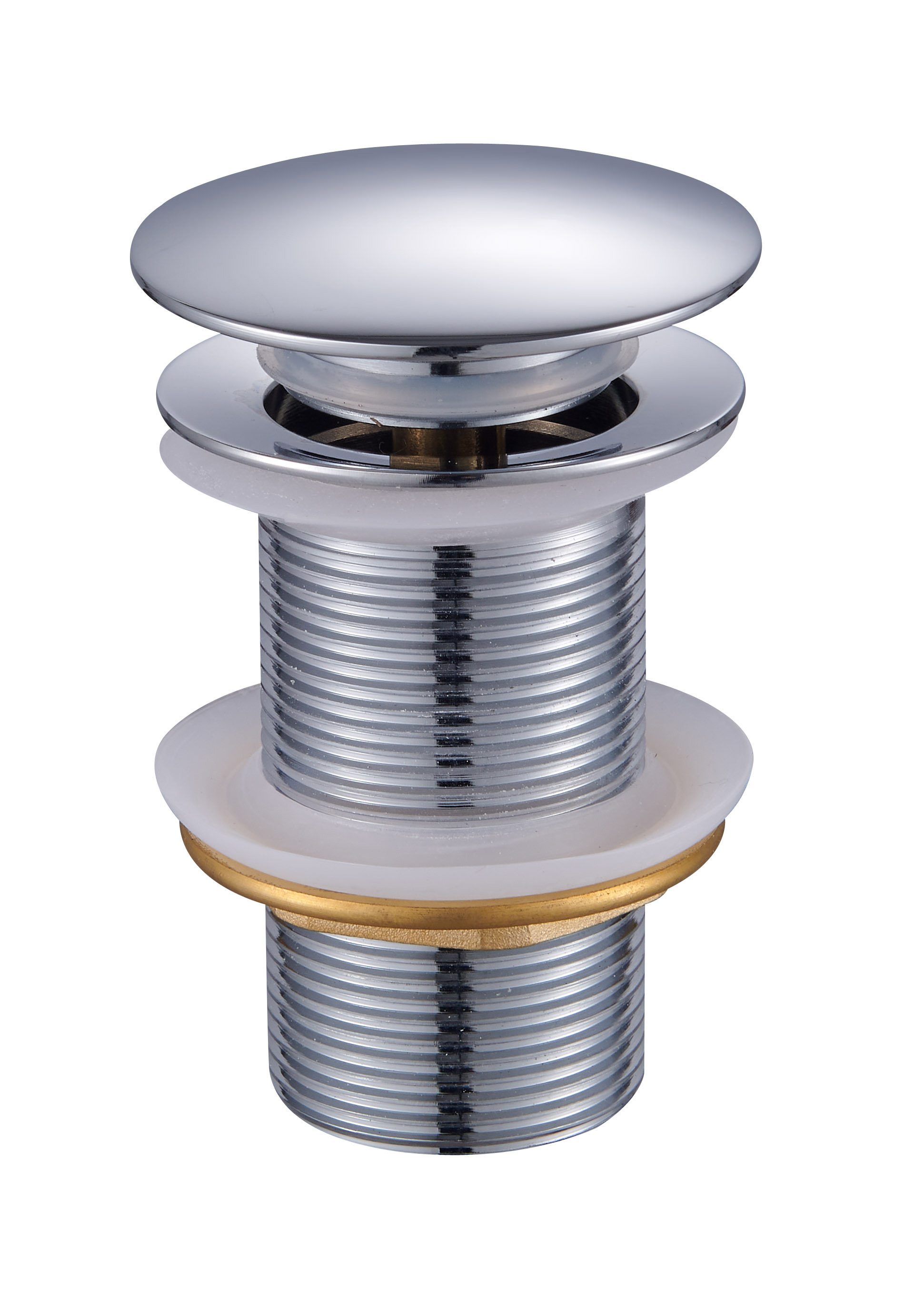 Изображение товара Донный клапан Raglo R600.02 D50 мм латунь хром клик-клак для ванны