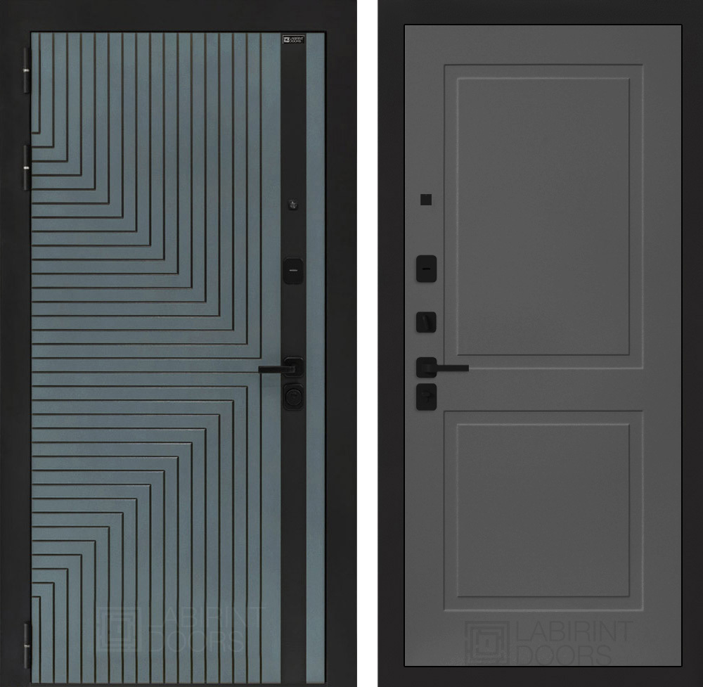Изображение товара Входная дверь Labirintdoors Кредор П11 левый 205x96 см с утеплением и высоким уровнем безопасности