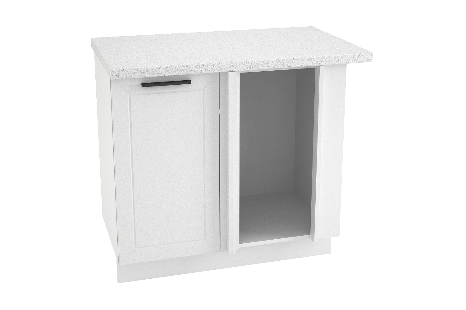 Изображение товара Кухонный шкаф напольный Горный ледник Kameol 88.8x81.6x57.4 см МДФ цвет белый