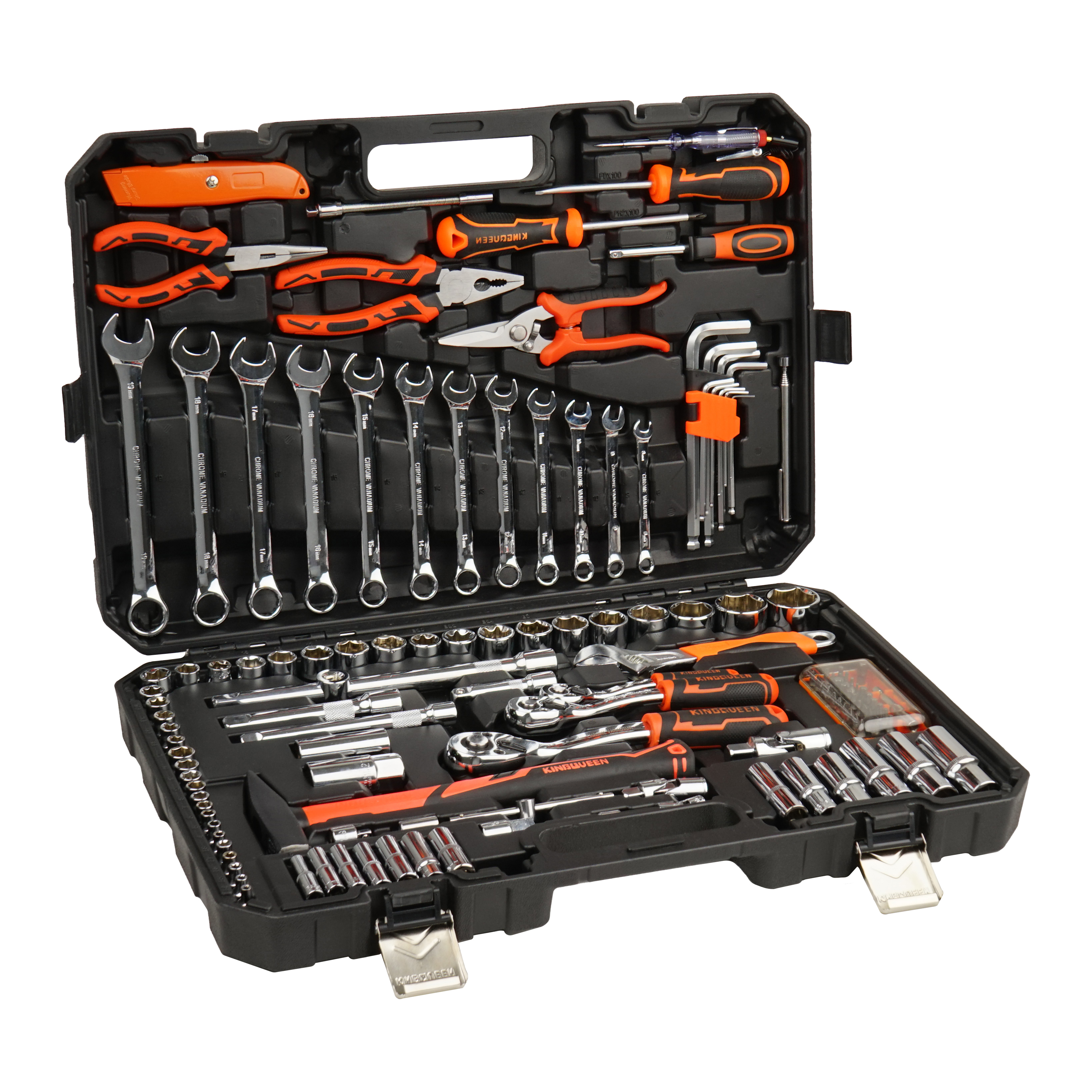 Изображение товара Набор инструментов KINGQUEEN WIB-90007 133 предмета в кейсе высокого качества