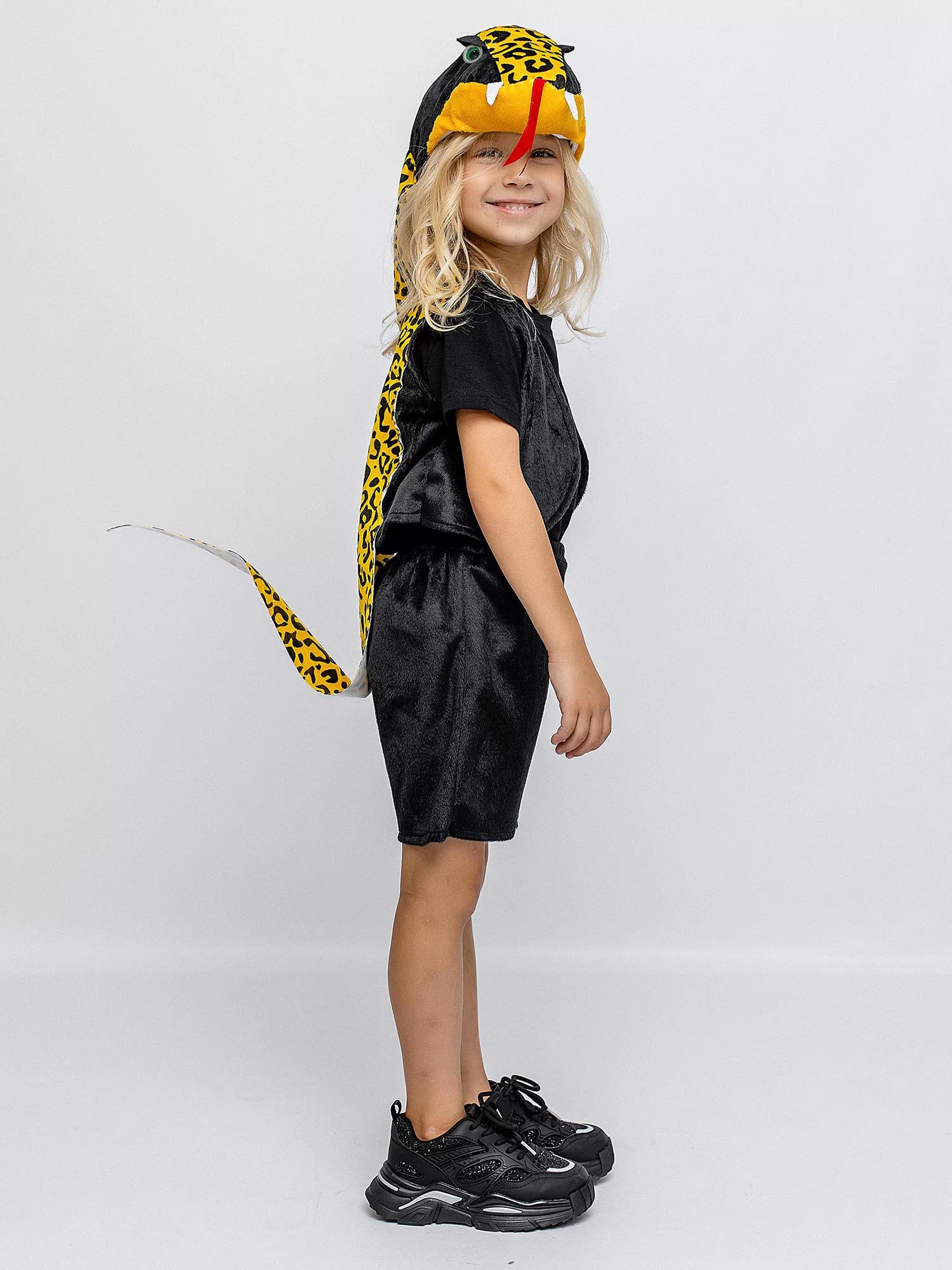 Изображение товара Детский карнавальный костюм Пуговка Змея р. 110 см