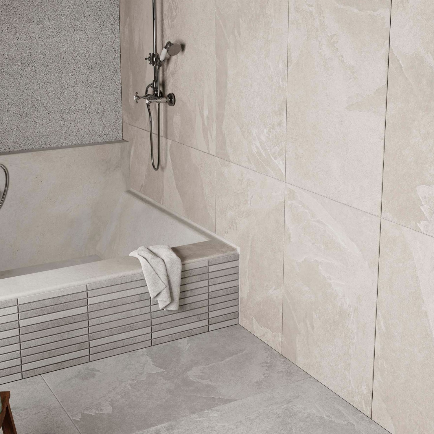 Изображение товара Керамогранит Estima Terra TE00 60x120 см белый, морозостойкий, для пола и стен