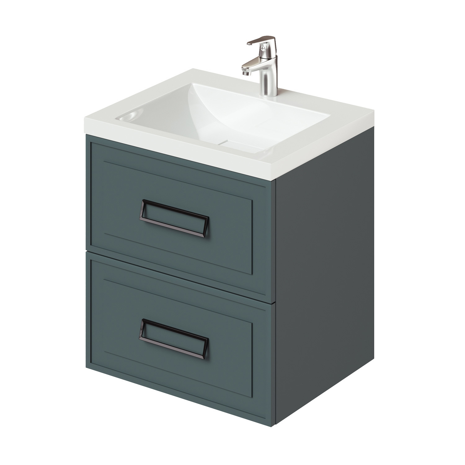 Изображение товара Тумба под раковину Итана Pino 58 см цвет блэкберри