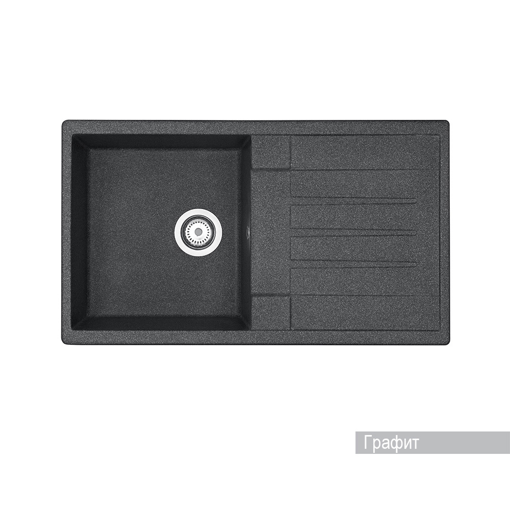 Изображение товара Мойка для кухни Aquaton Верона 85.5x50 см из искусственного камня