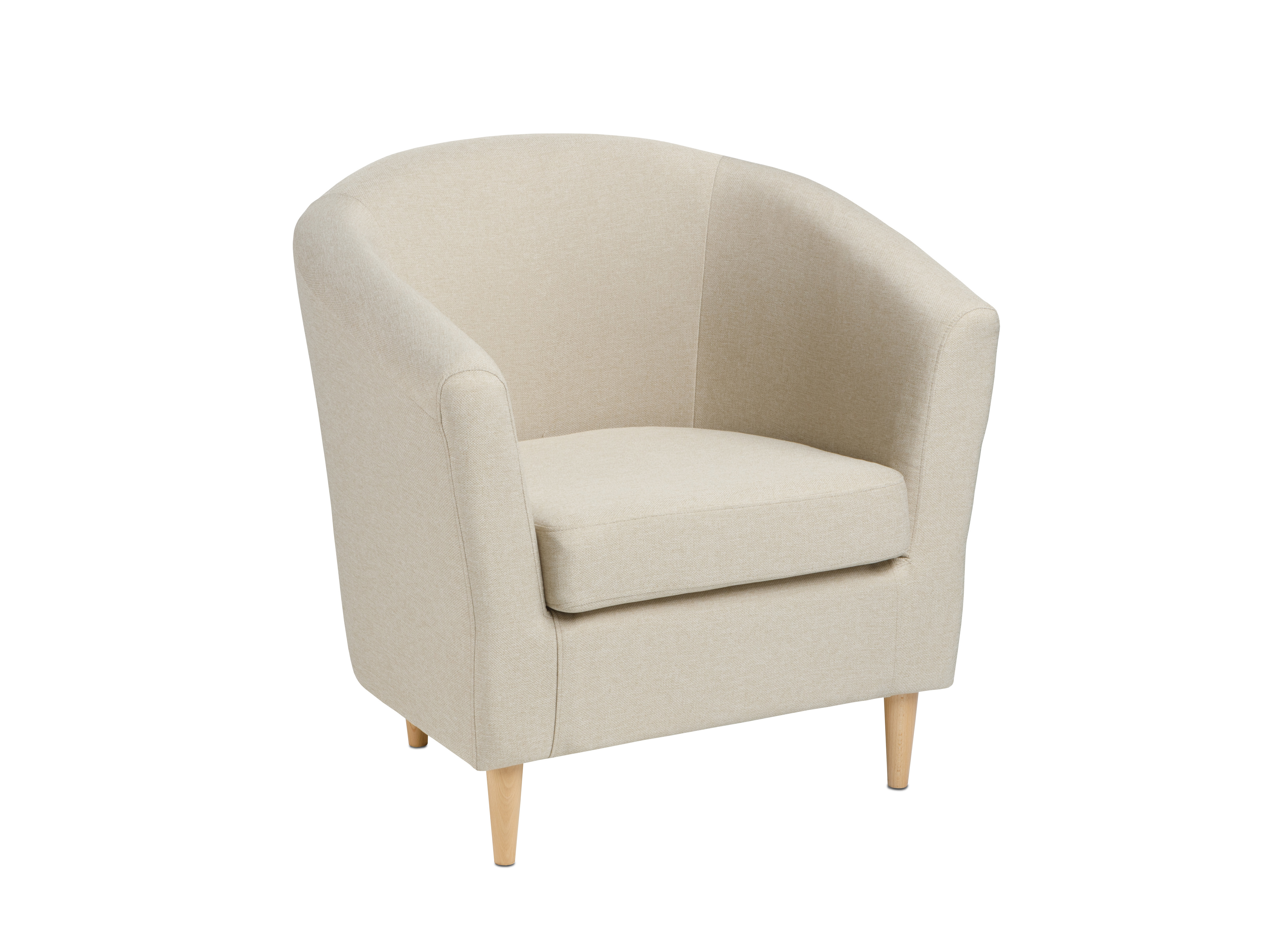 Изображение товара Кресло Гуд Лакк Тунне 67.5x76x51 см рогожка цвет бежевый