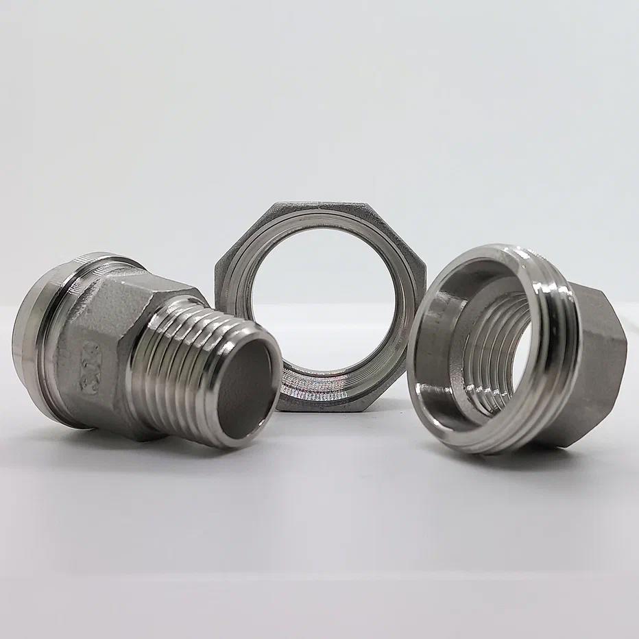 Изображение товара Американка прямая Ifitting 1/2"x1/2" НР-ВР нержавеющая сталь MG-ADC-DM15/4