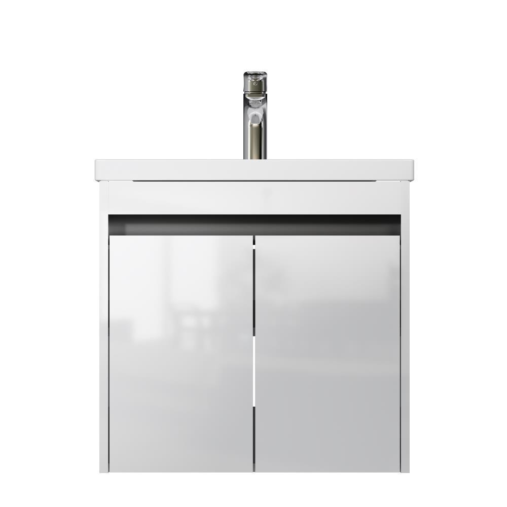 Изображение товара Тумба под раковину Am.Pm Pulse 60 см белый глянец с распашными дверками