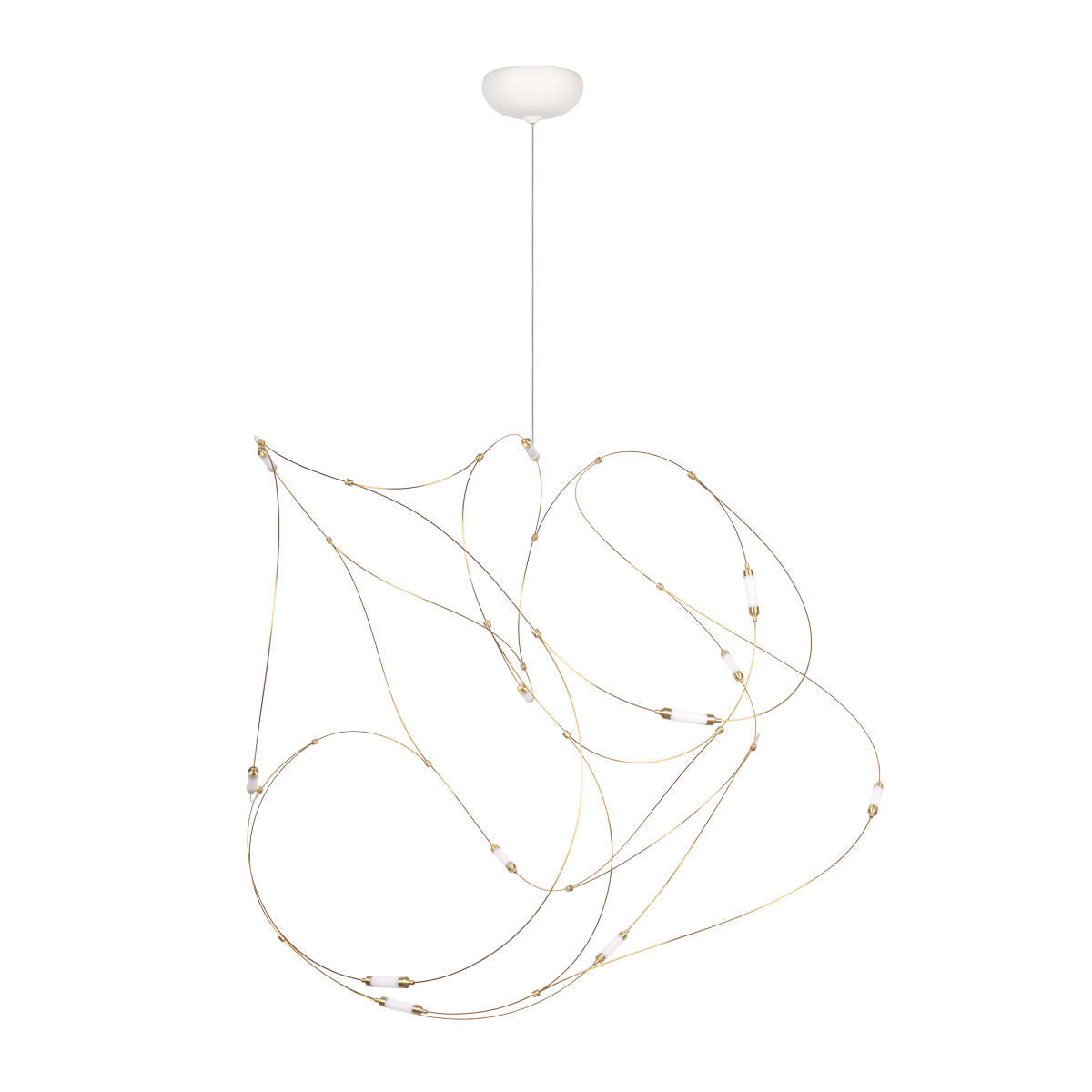 Изображение товара Светильник подвесной светодиодный Loft It Flock of light 10309-11 1.57 м² теплый белый (желтый) свет цвет белый/бронза