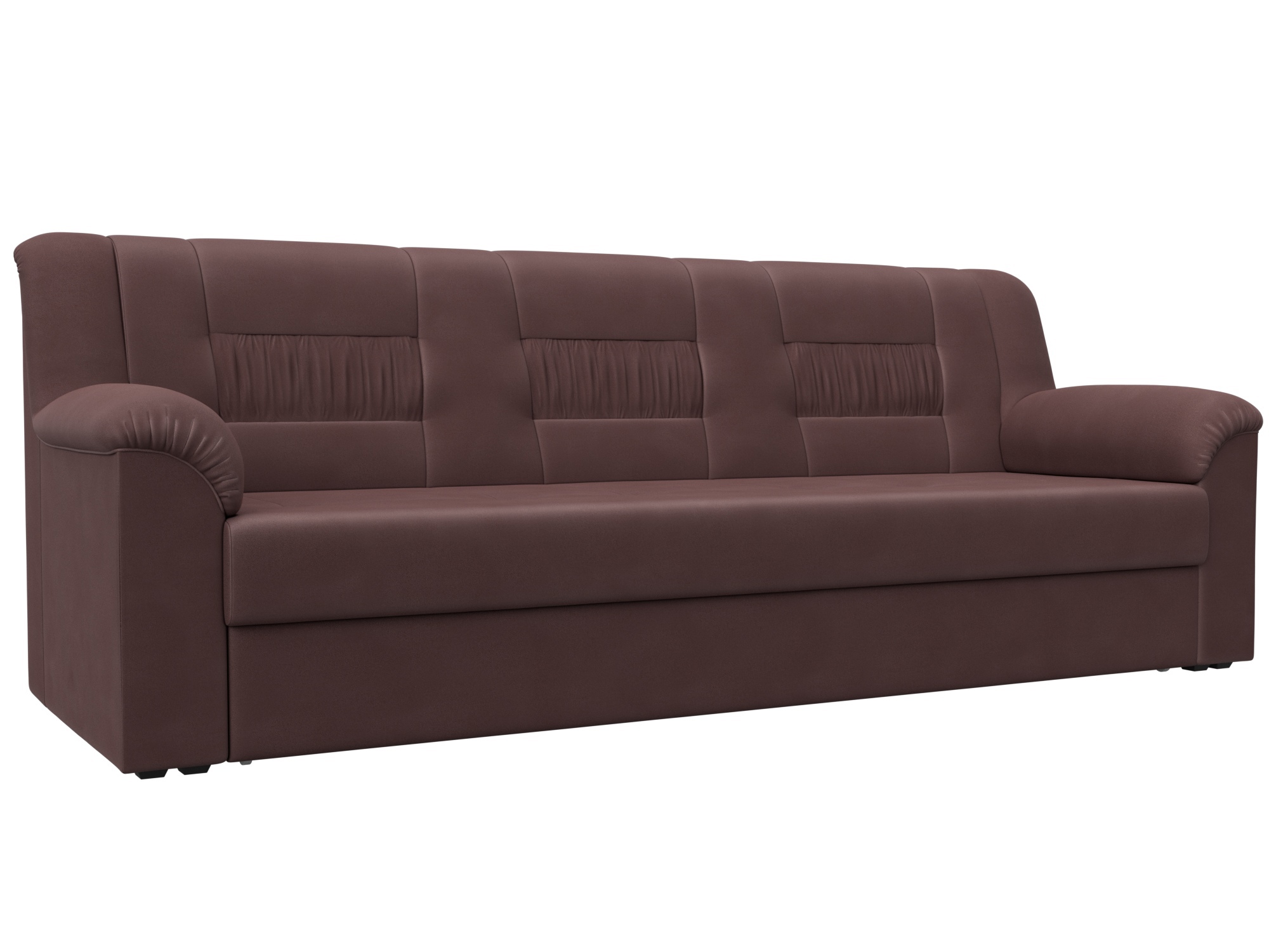 Изображение товара Диван прямой Карелия Лига диванов 126531 236x90x88 см замша цвет joly 09 бордовый
