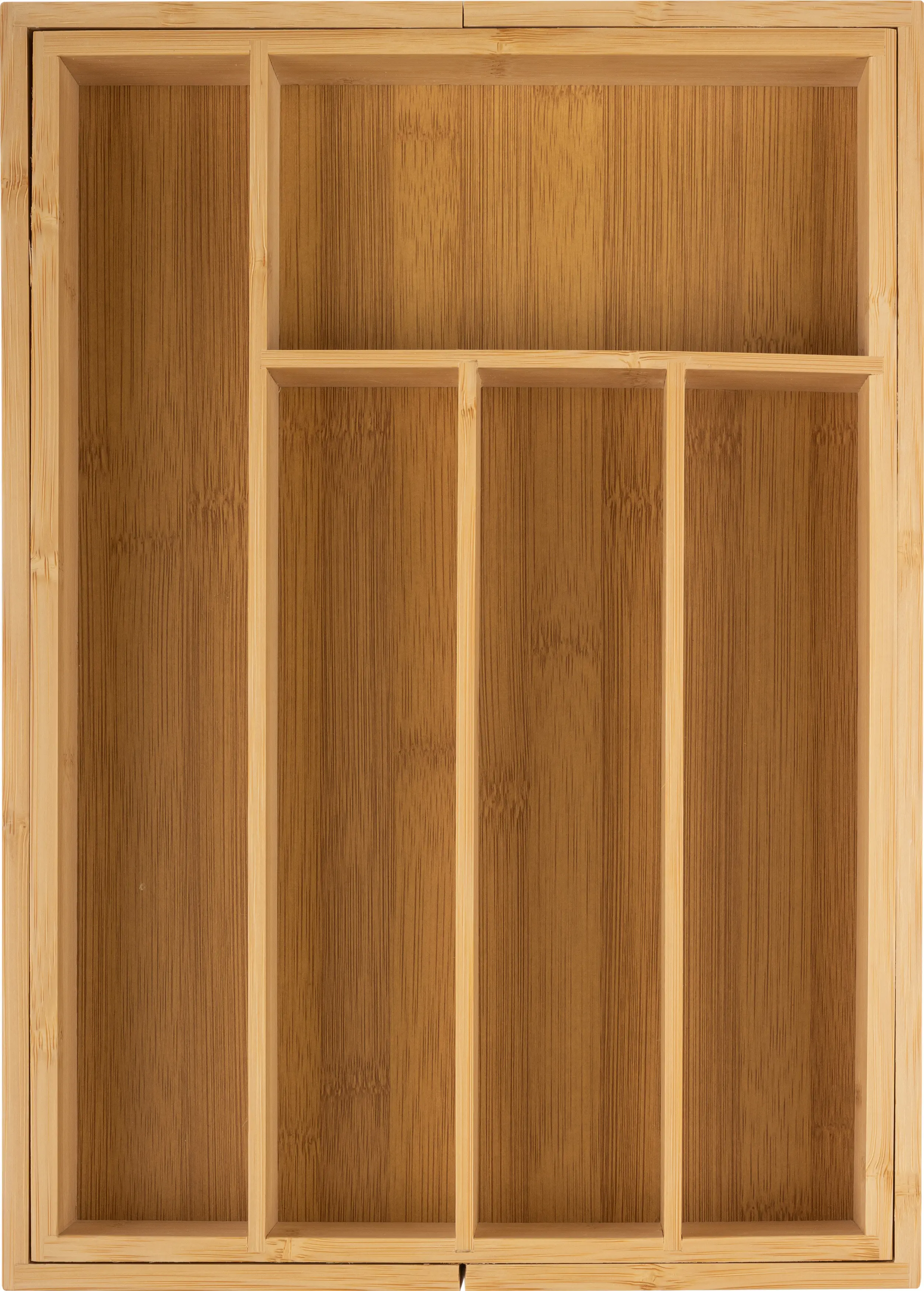 Лоток для столовых приборов Mallony 36x26x5.5 см бамбук цвет коричневый - 3