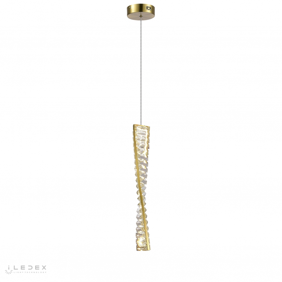 Изображение товара Светильник подвесной светодиодный Iledex 2119-500 br 2.34 м² нейтральный белый свет цвет оранжевый/медный