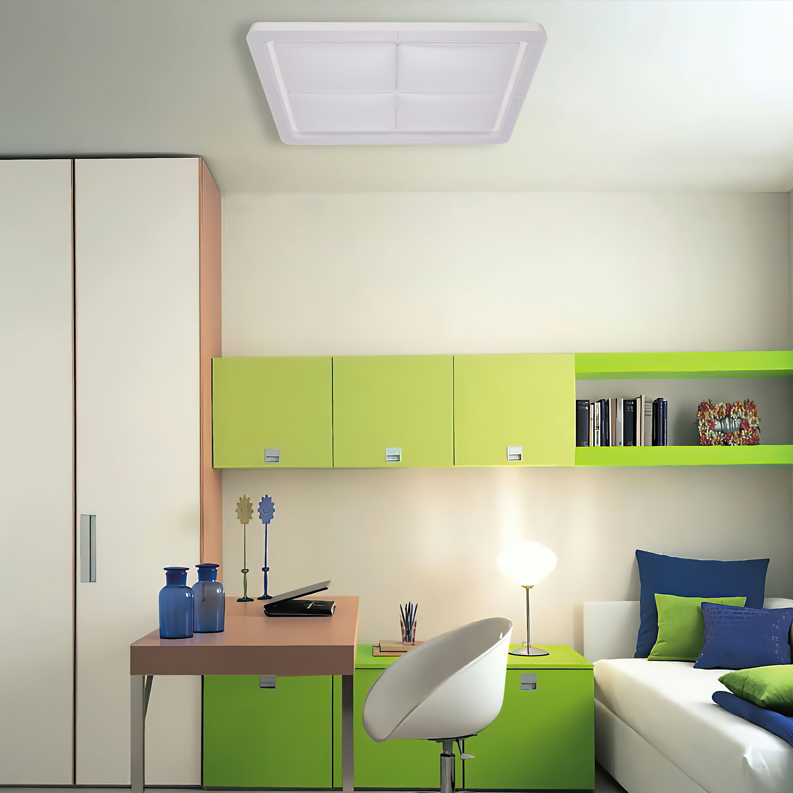 Изображение товара Светильник настенно-потолочный светодиодный Arte perfetto luce Genoa нейтральный белый свет цвет белый