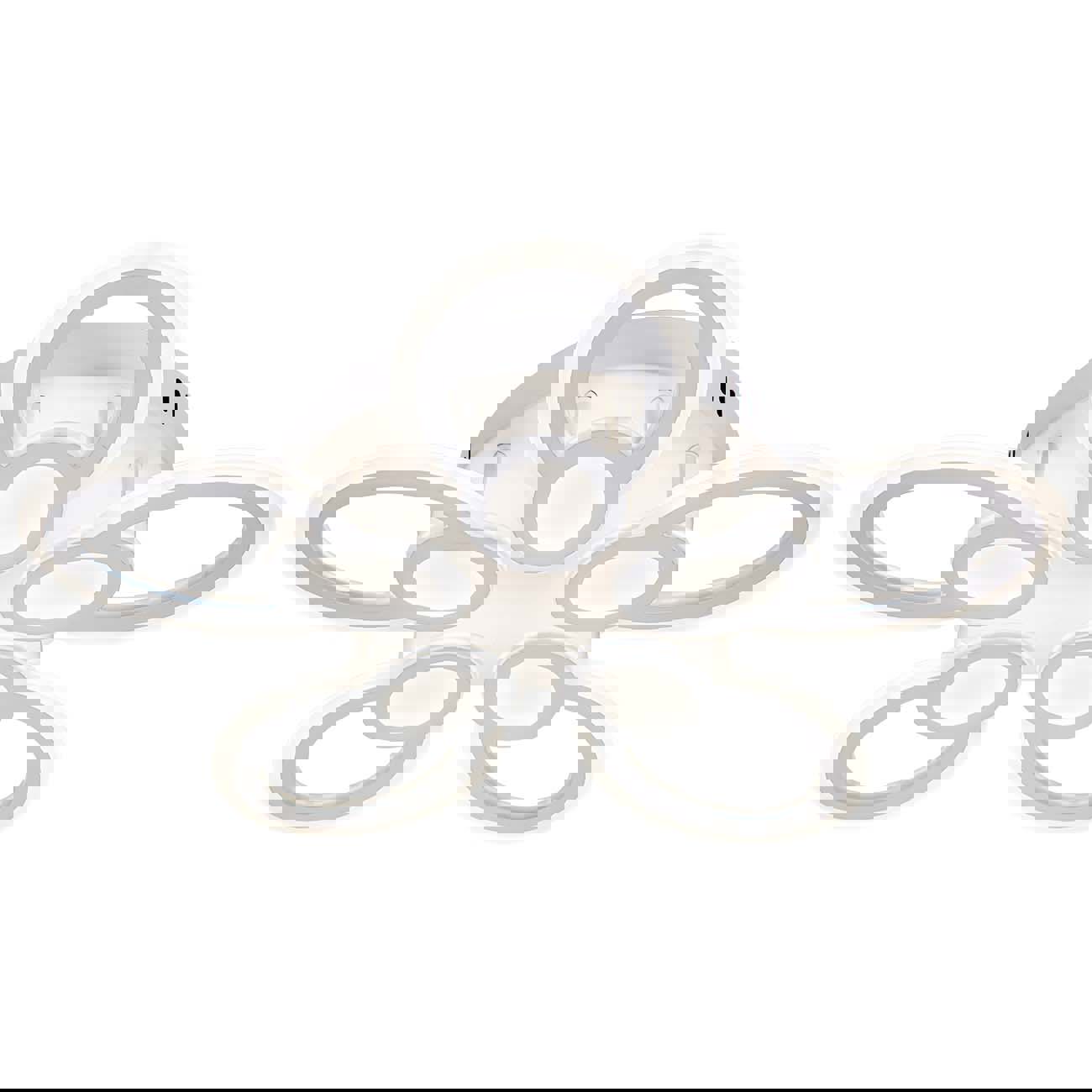 Изображение товара Люстра потолочная светодиодная Escada Alruba с пультом управления 25 м² регулируемый белый свет цвет белый