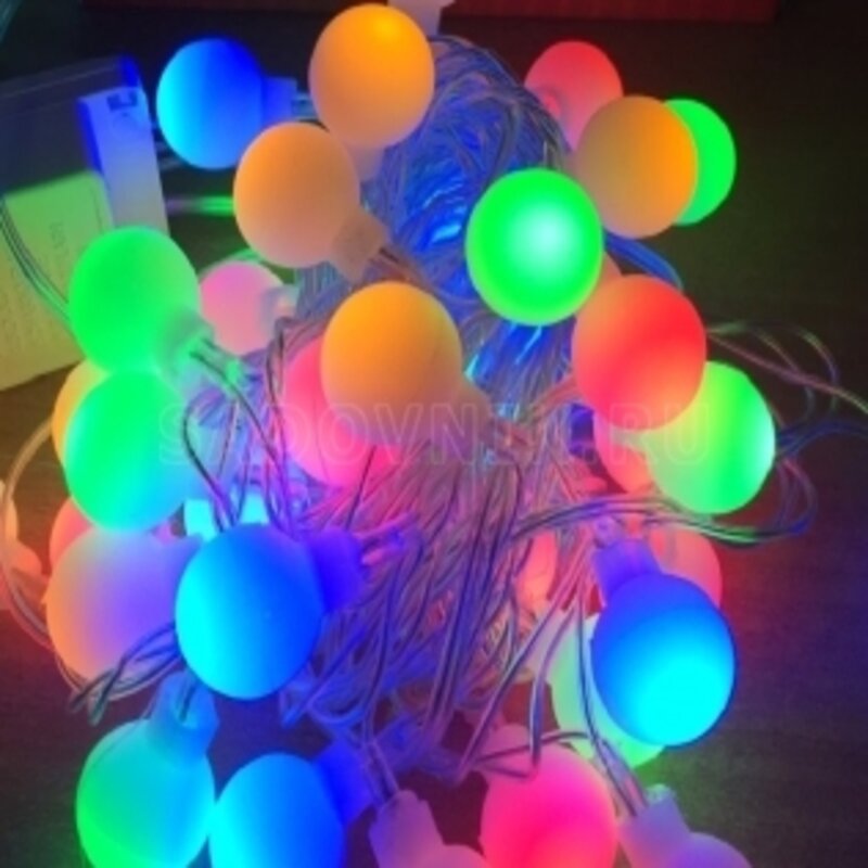 Изображение товара Гирлянда фигурная LED 4м 40 ламп разноцветная с 9 режимами GLQ