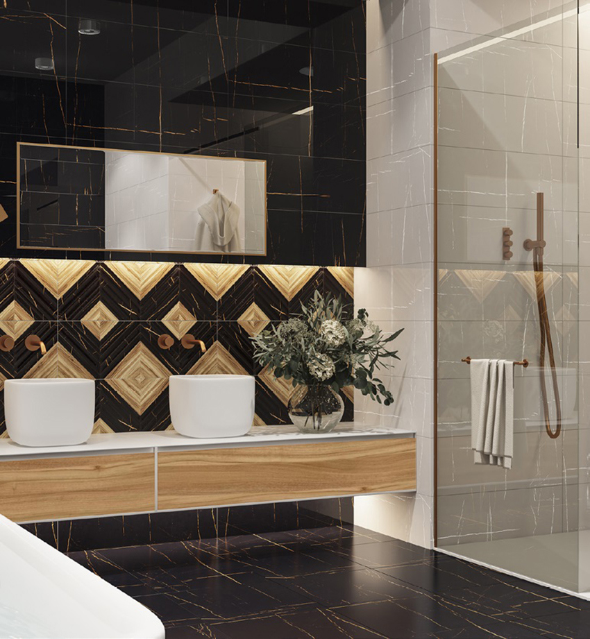 Изображение товара Плитка Eletto ceramica 508511201 24.2x70см 1.19 м² цвет белый, цена за упаковку