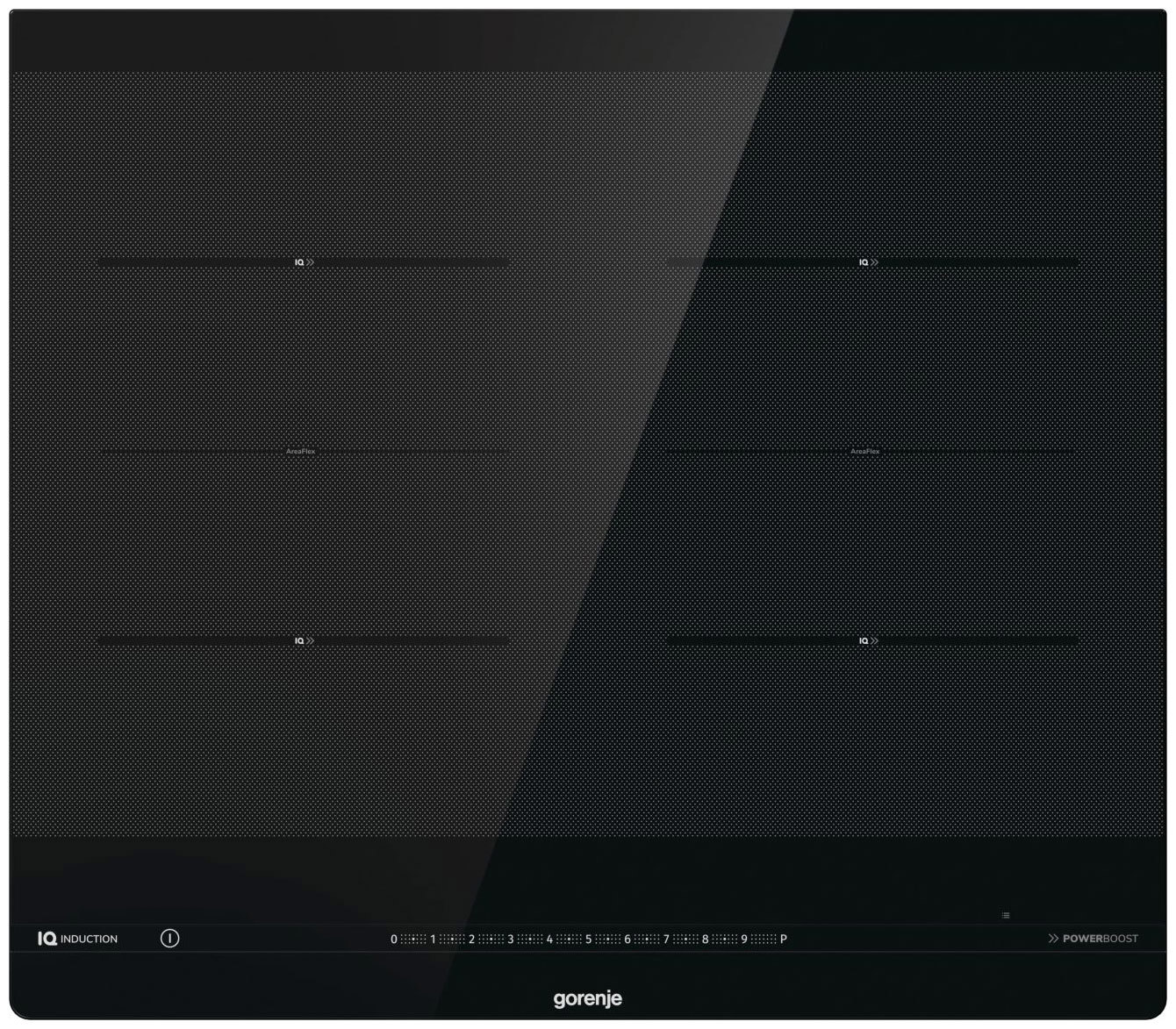 Изображение товара Электрическая варочная панель Gorenje IS 646 BG 4 конфорки индукция черный 59.5 см