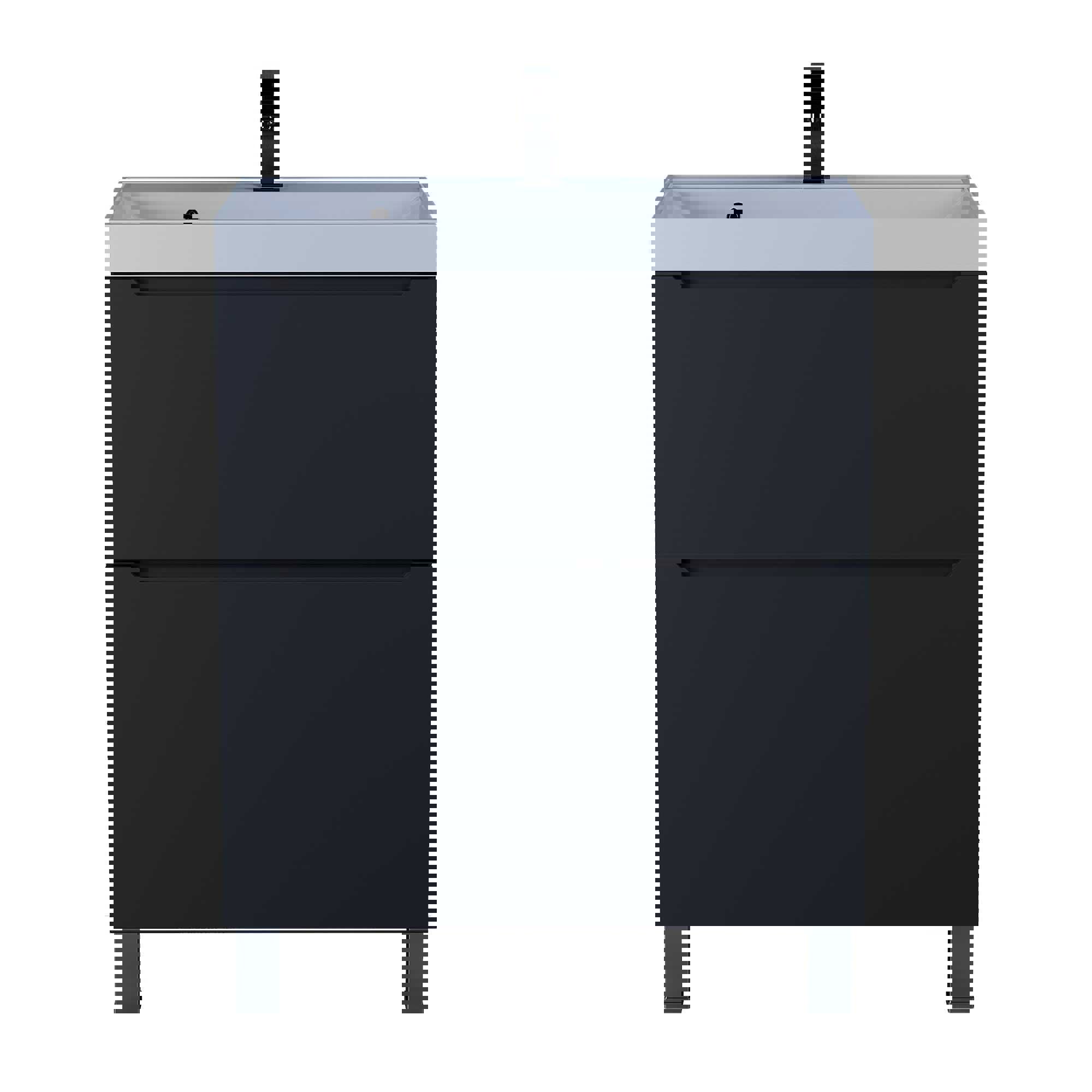 Изображение товара Тумба под раковину напольная Uperwood Tanos 291120332 70см цвет черный