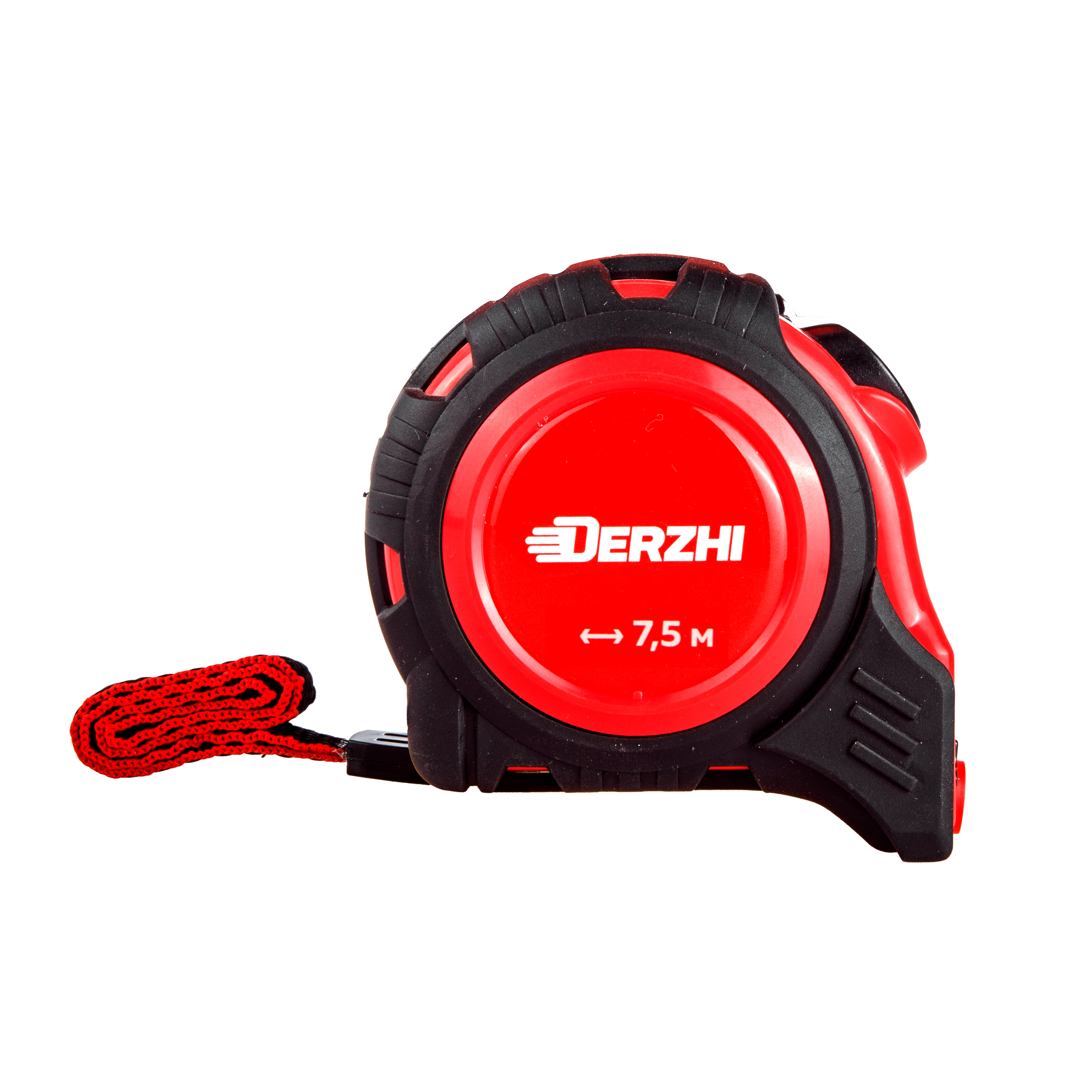 Изображение товара Рулетка Derzhi 8425-075 с магнитным наконечником и автостопом 7.5 м x 25 мм