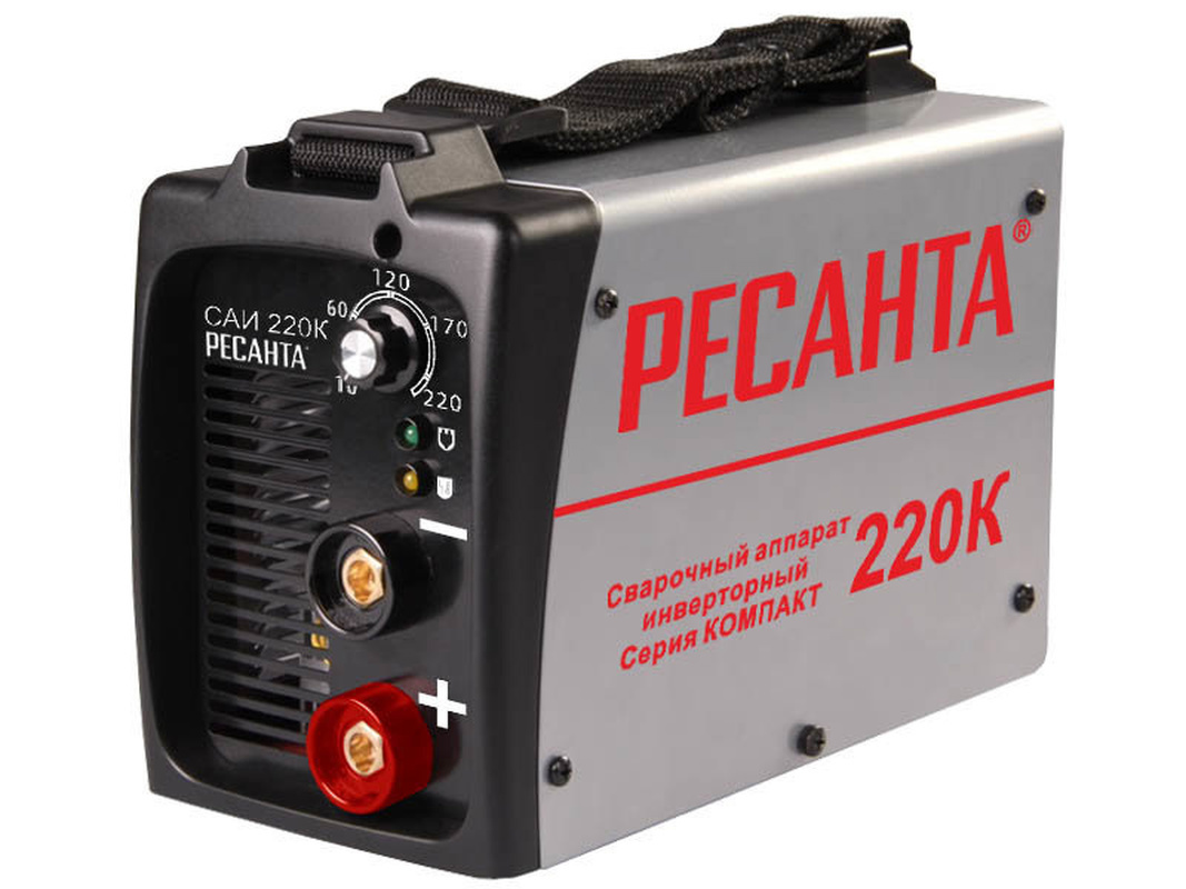 Изображение товара Сварочный аппарат инверторный Ресанта САИ-220К 220 А, до 5 мм Изображение товара Сварочный аппарат инверторный Ресанта САИ-220К 220 А, до 5 мм
