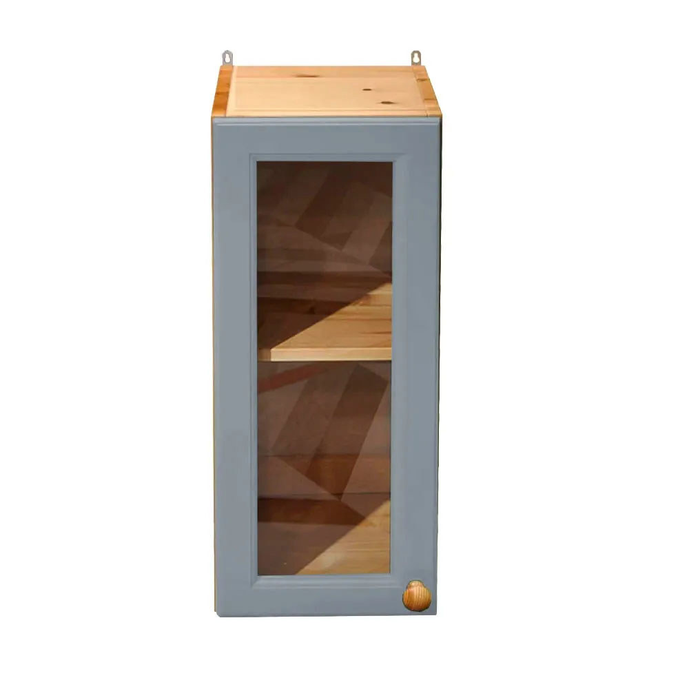 Изображение товара Навесной шкаф Весури Дом мебели из сосны УТ000007546 30 x 74 x 32 см Дерево цвет серый