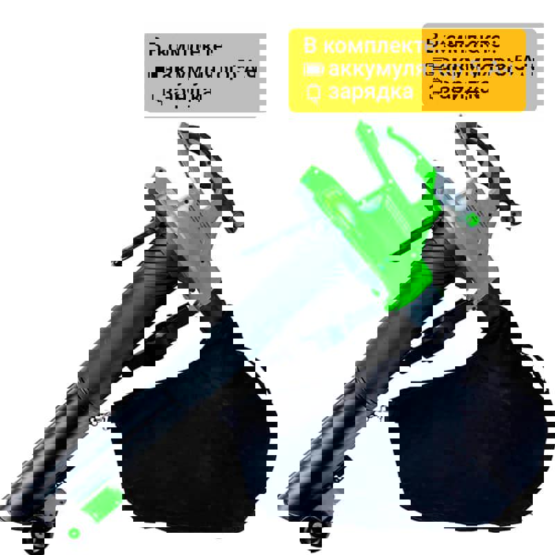 Изображение товара Воздуходувка садовая аккумуляторная Greenworks 2406907 с АКБ и ЗУ