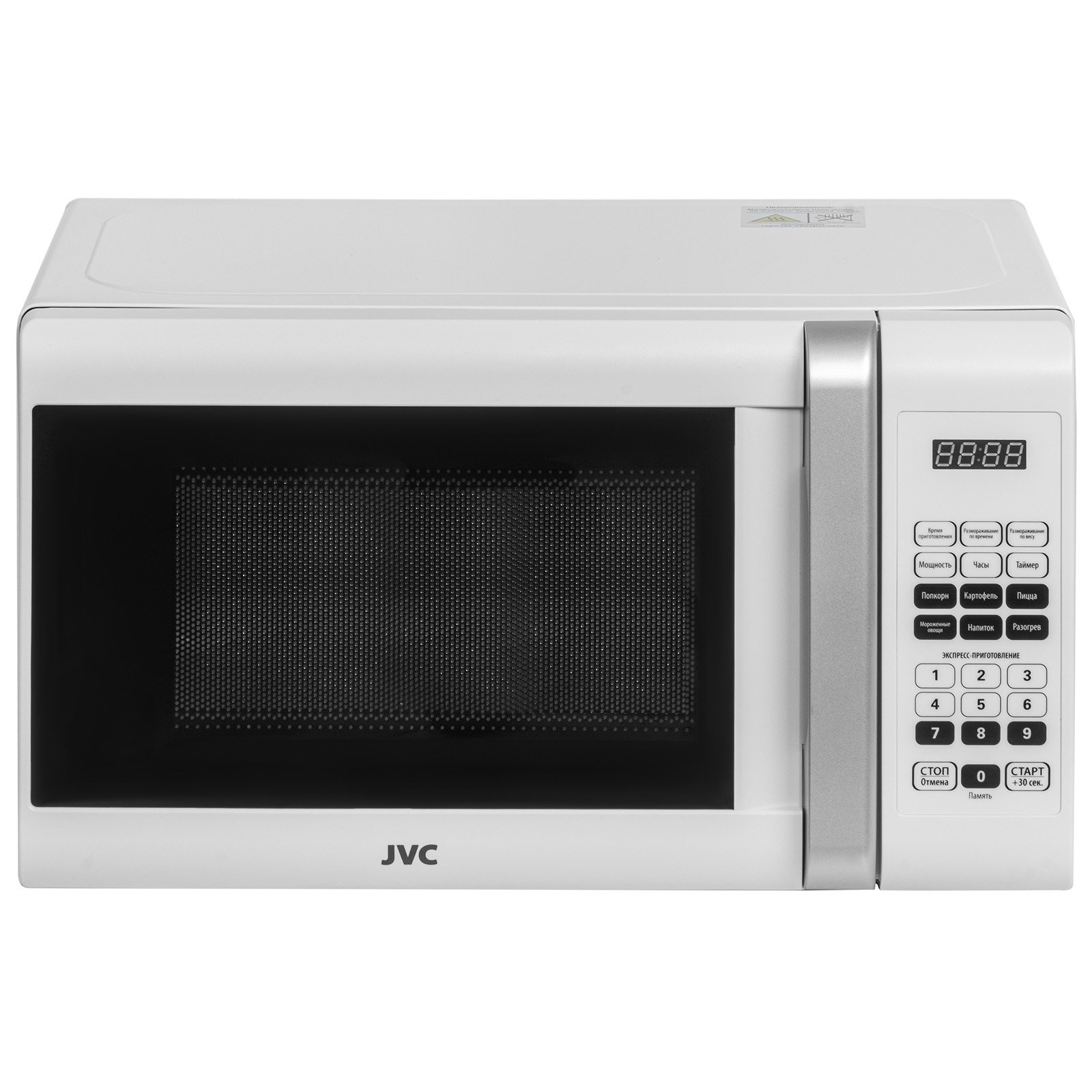 Изображение товара Отдельностоящая микроволновая печь Jvc JK-MW380S 20 л 44x25.9x32.3 см цвет белый