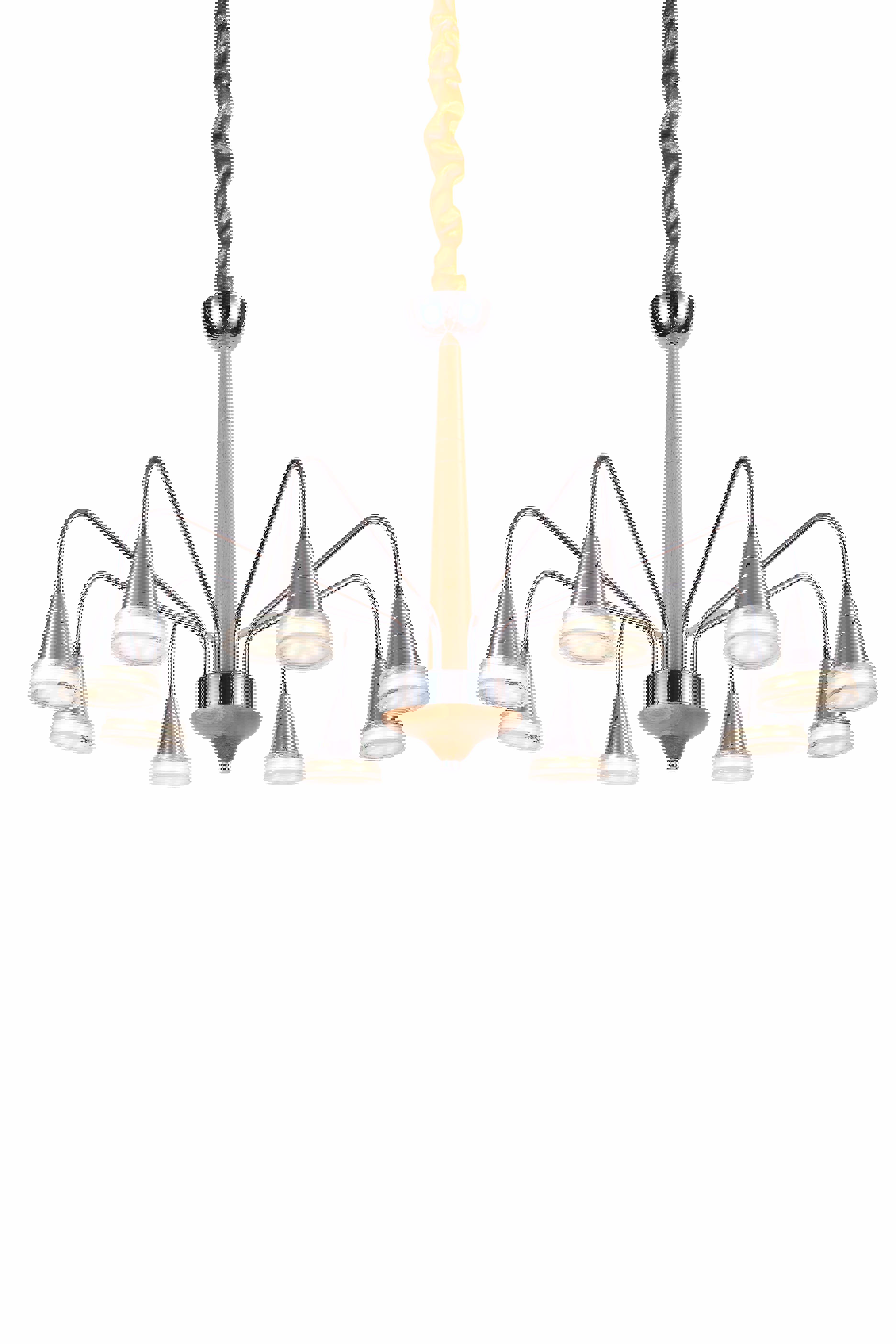 Изображение товара Подвесная светодиодная люстра Lucia Tucci Natura 066.8 для 23.5 м² белый свет