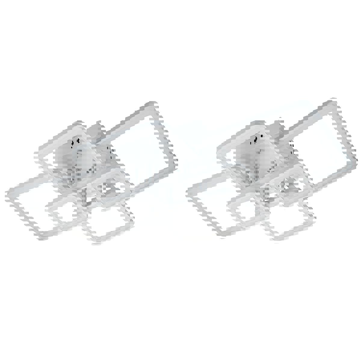 Изображение товара Люстра потолочная светодиодная Escada Plain с пультом управление 40 м² белая