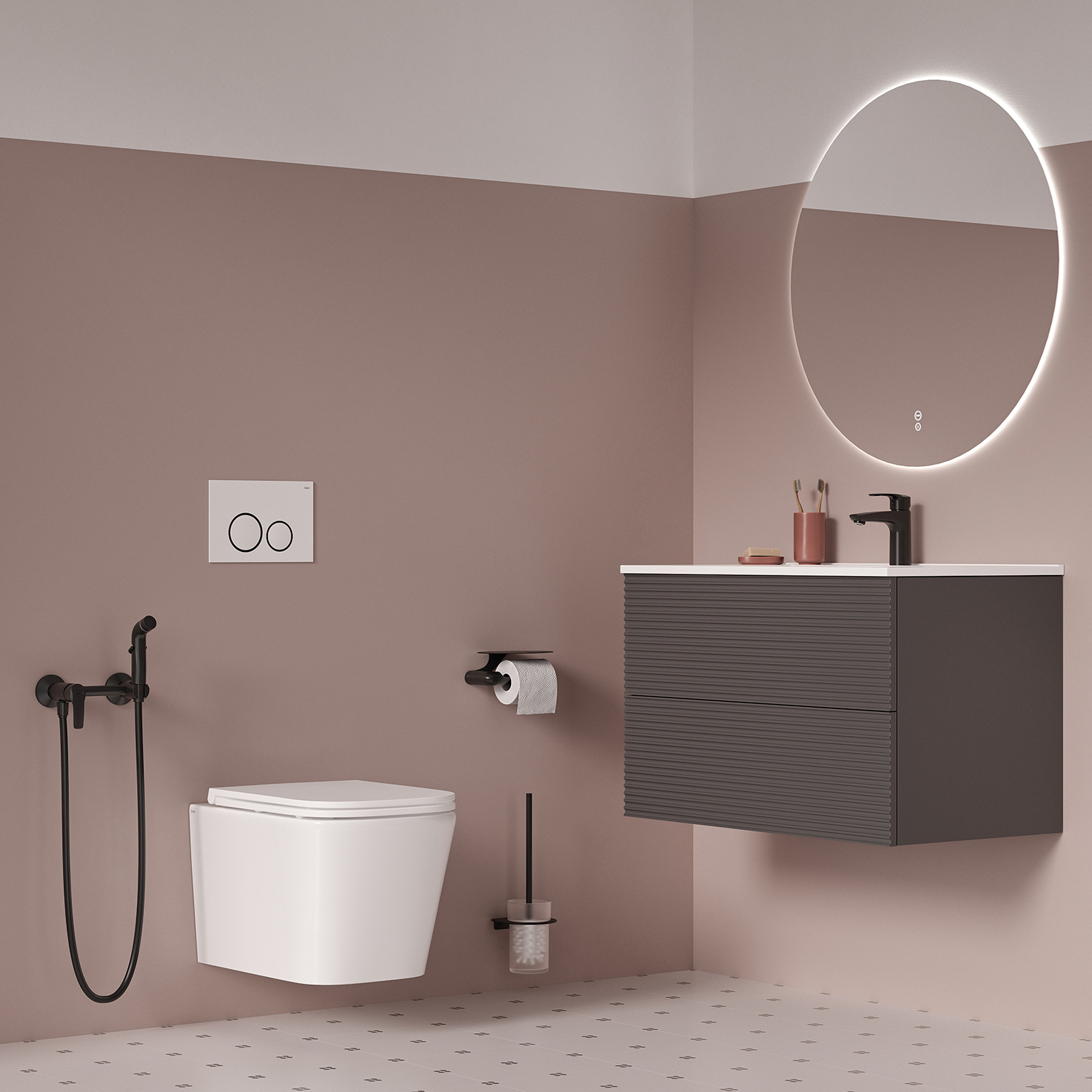 Изображение товара Унитаз подвесной Iddis BILRNSEi25 безободковый с сиденьем микролифт