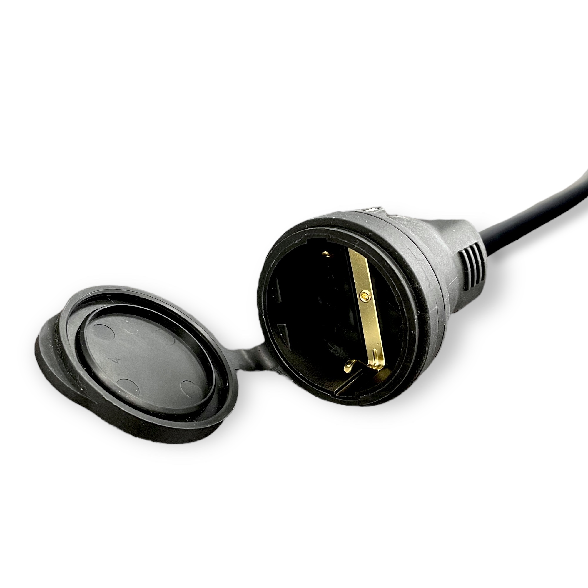 Изображение товара Удлинитель-шнур силовой Itok i-connect-SU-PVS-315-1-44-10 1 розетка с заземлением 3x1.5 мм 10 м 3500 Вт цвет черный