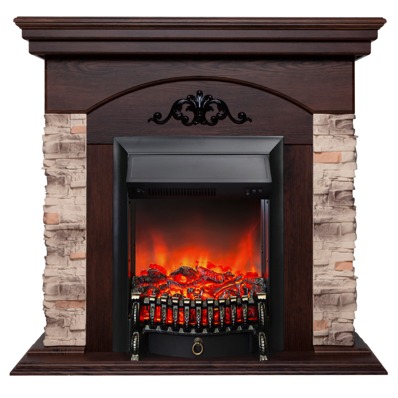 Изображение товара Каминокомплект Realflame Rockwood STD NT-F316 с очагом Fobos Lux BL