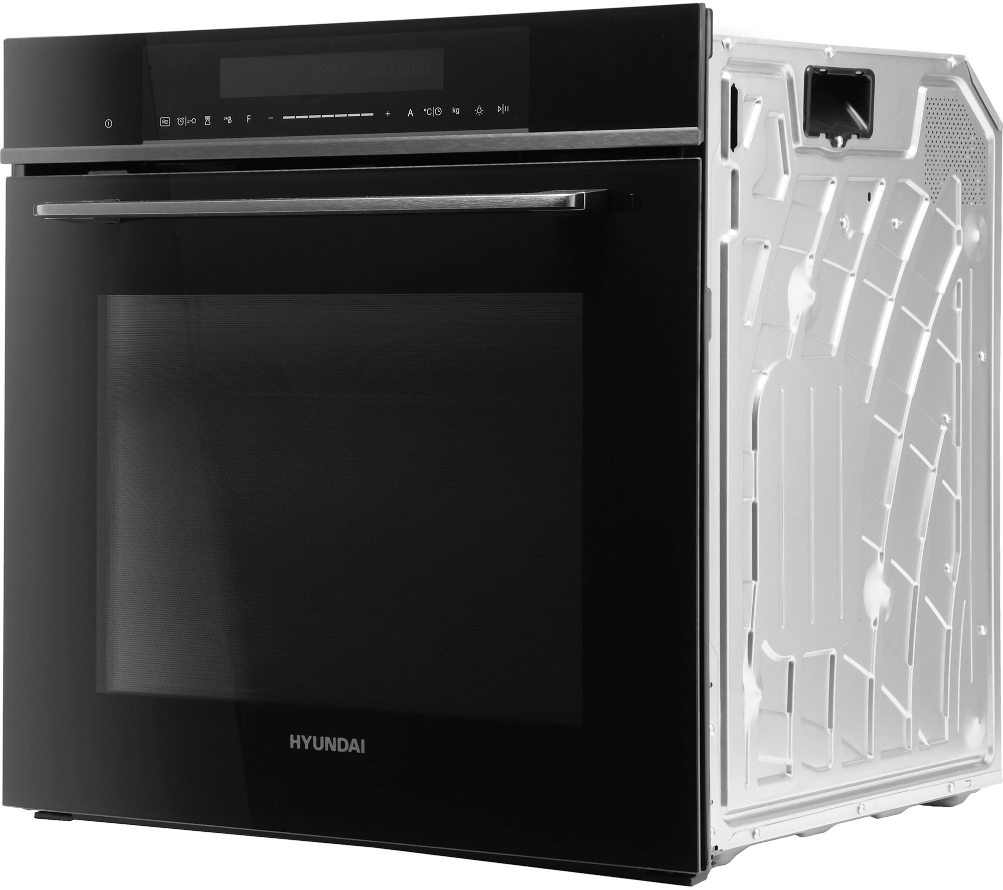 Изображение товара Духовой шкаф Hyundai HMEO 6780 DX с функцией СВЧ 72 л черный