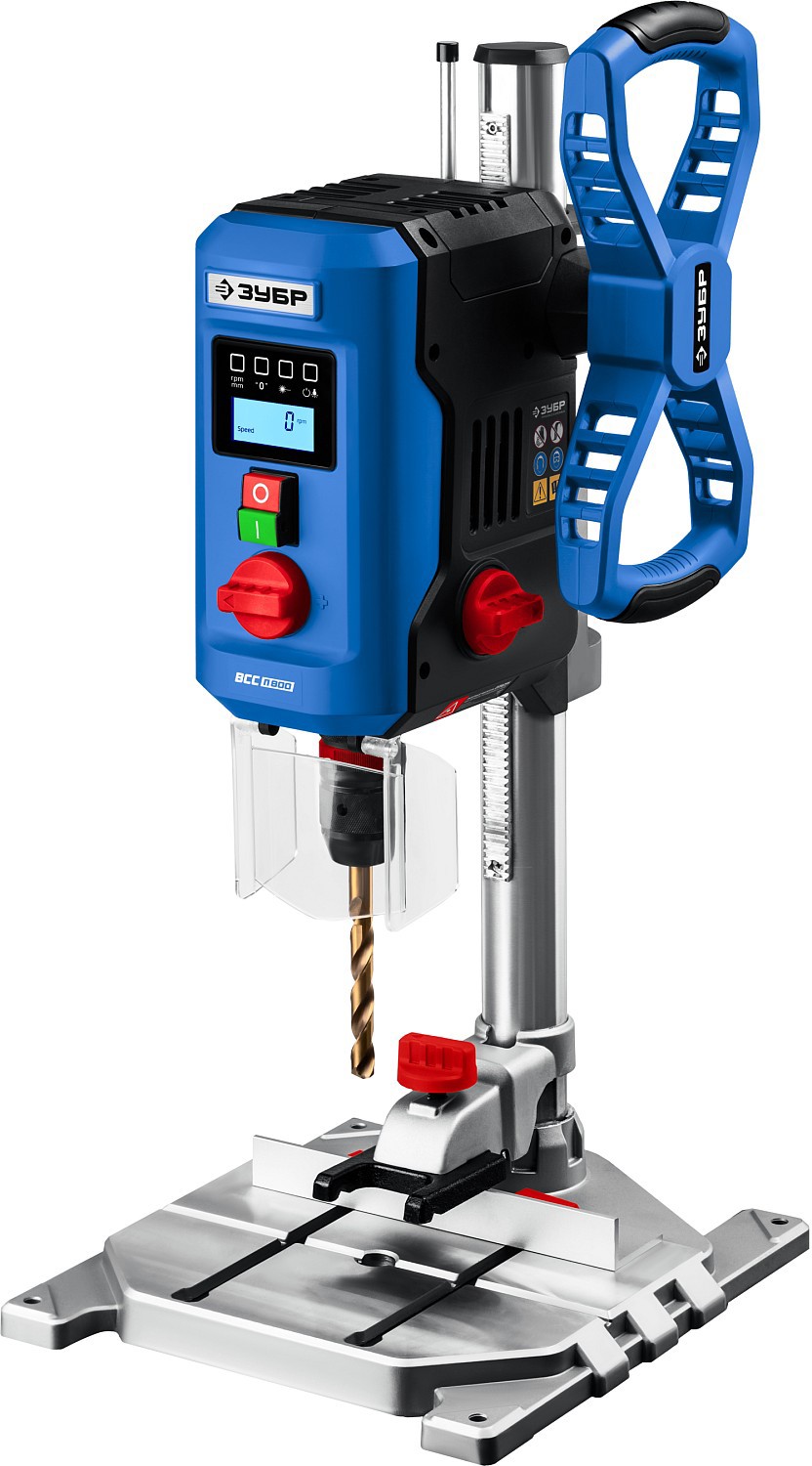 Изображение товара Станок сверлильный Зубр ВСС-П800 800 Вт, лазер, дисплей, 13 мм патрон