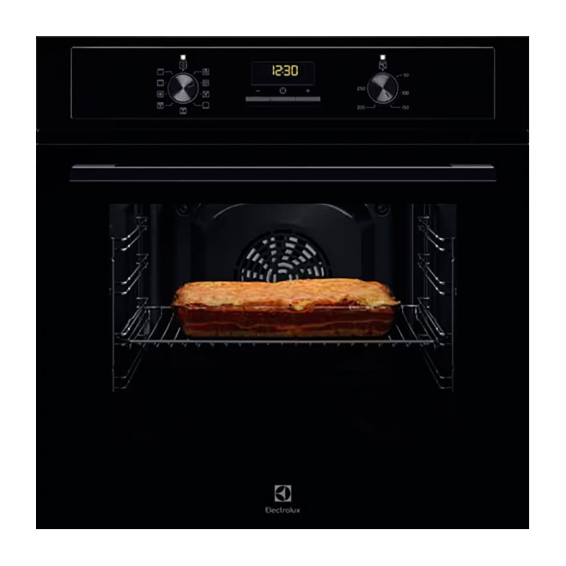 Изображение товара Электрический встраиваемый духовой шкаф Electrolux EOF3H50BK 59.5x58.9x56 см цвет черный