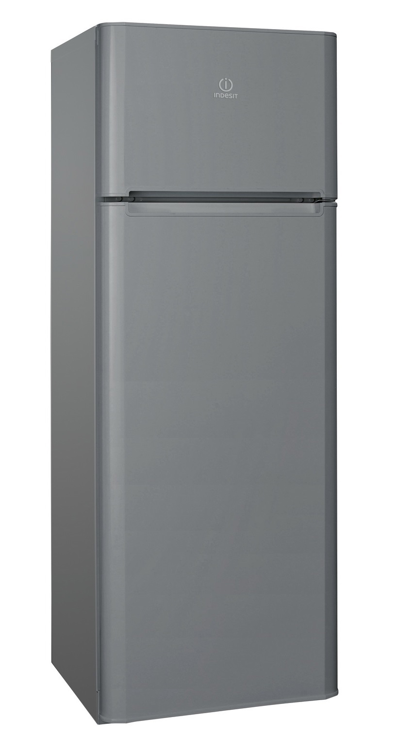 Изображение товара Холодильник Indesit TIA 14 G двуетажный с морозильной камерой сверху, серебристый