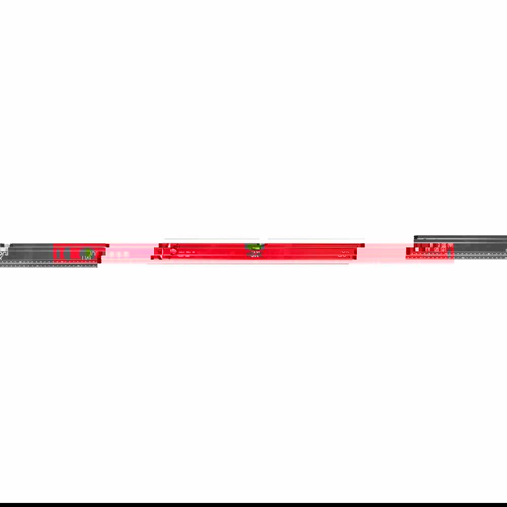 Изображение товара Профессиональный пузырьковый уровень RGK U6100 1000 мм с магнитами и шкалой