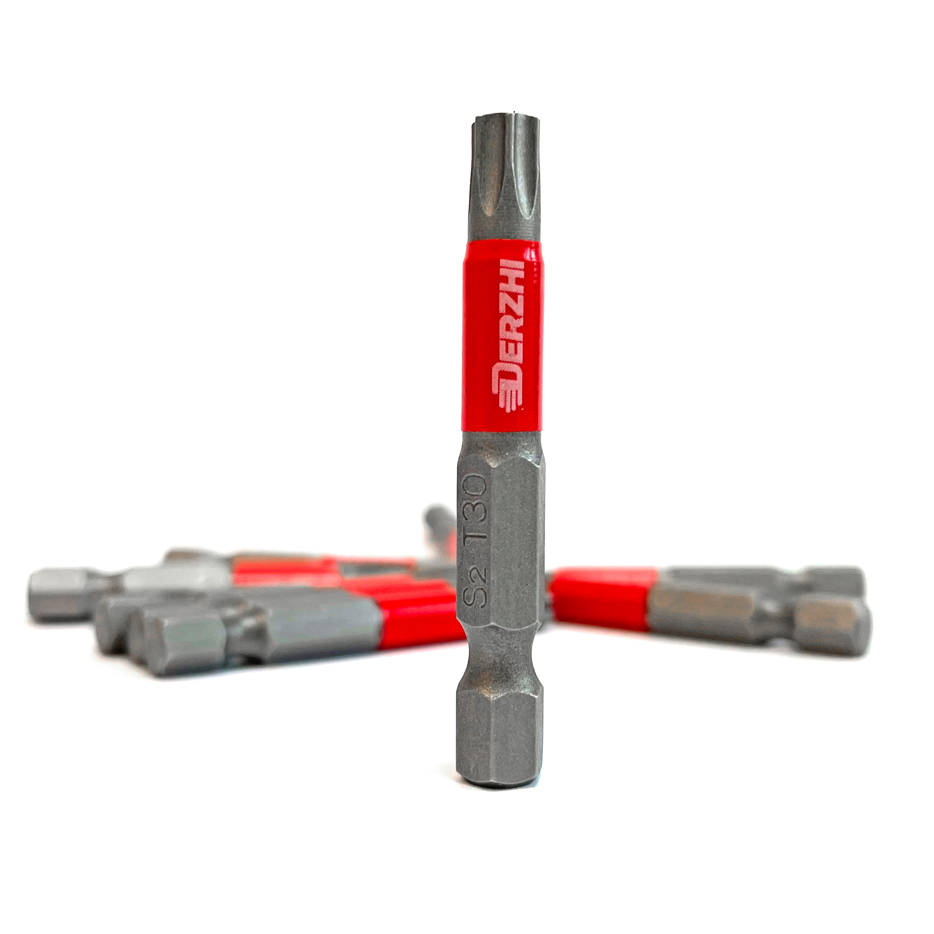 Изображение товара Набор магнитных бит Derzhi Набор бит derzhi torx t30 l50 мм 10 шт легированная сталь s2, 10 шт