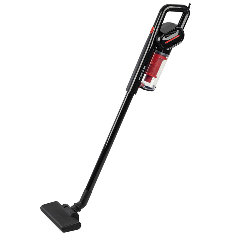 Изображение товара Вертикальный пылесос Homestar HS-1026 черный с HEPA фильтром и 400 Вт мощностью