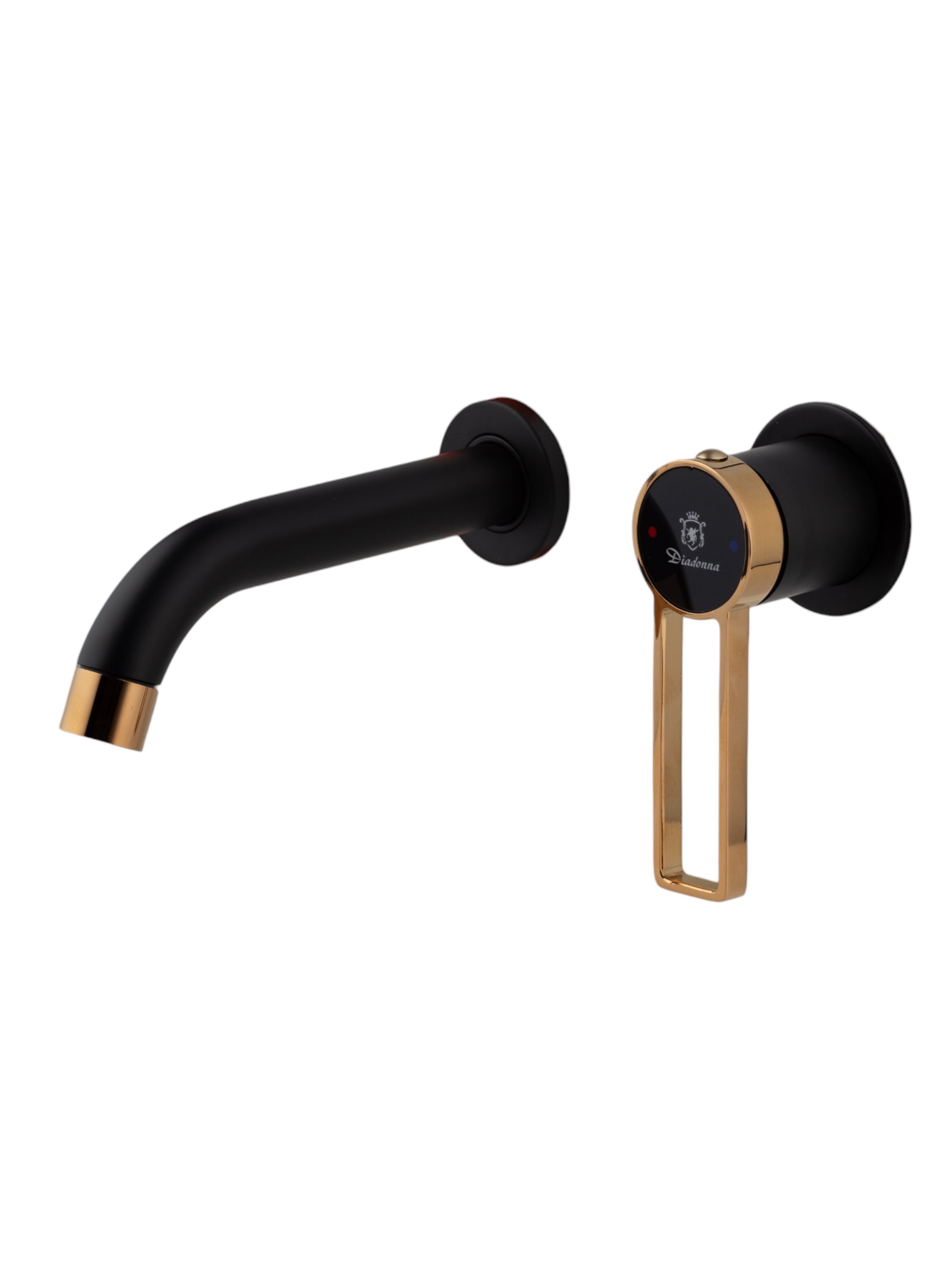 Изображение товара Смеситель для раковины DIADONNA D172-33BL черный матовый из латуни