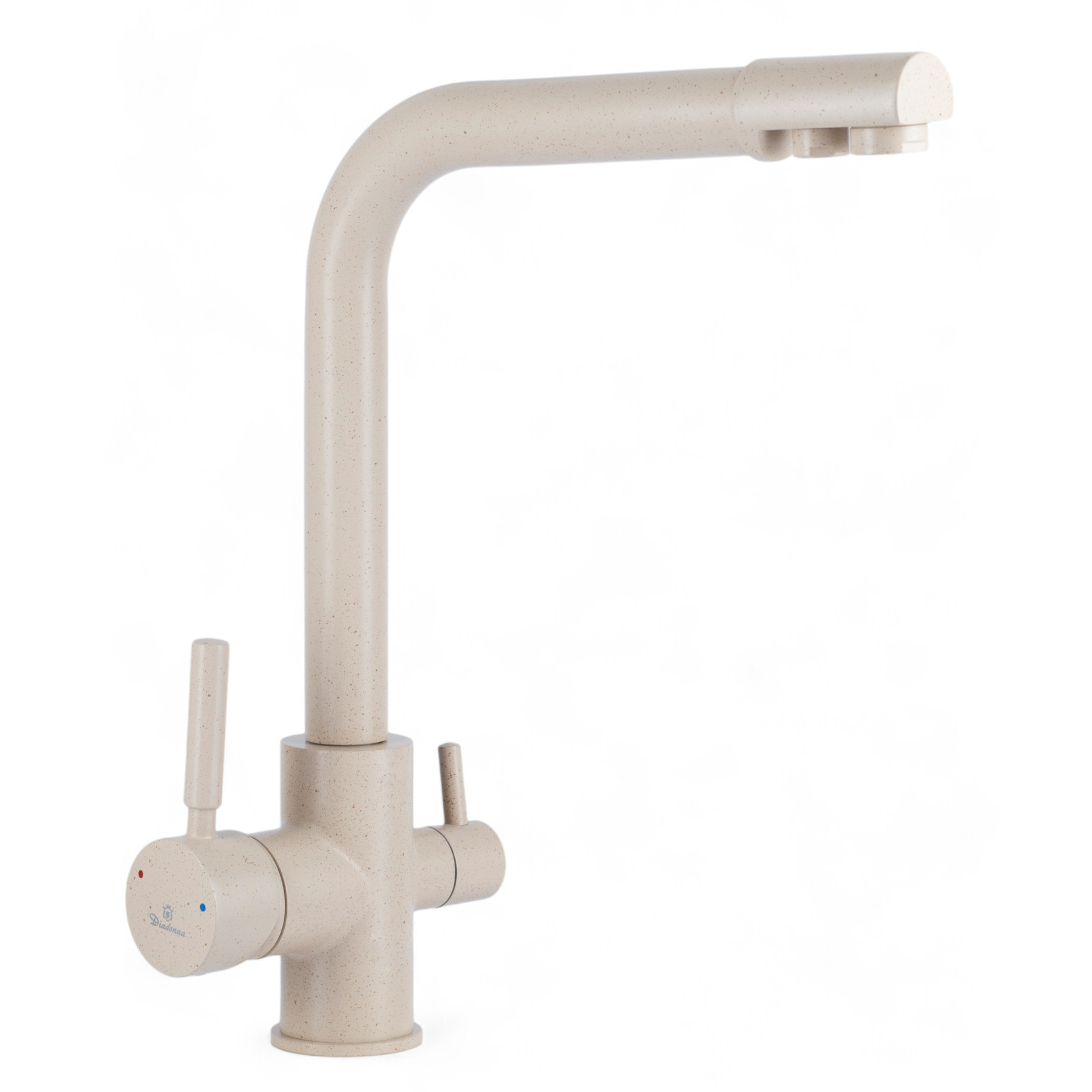 Изображение товара Смеситель для кухни Diadonna D49-19044SM поворотный бежевый с фильтром