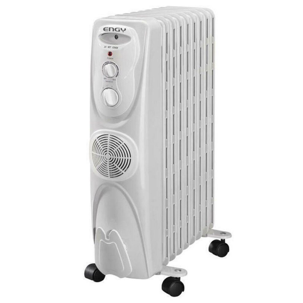 Изображение товара Масляный радиатор Engy EN-1309F 2500 Вт механический термостат IPx4 белый