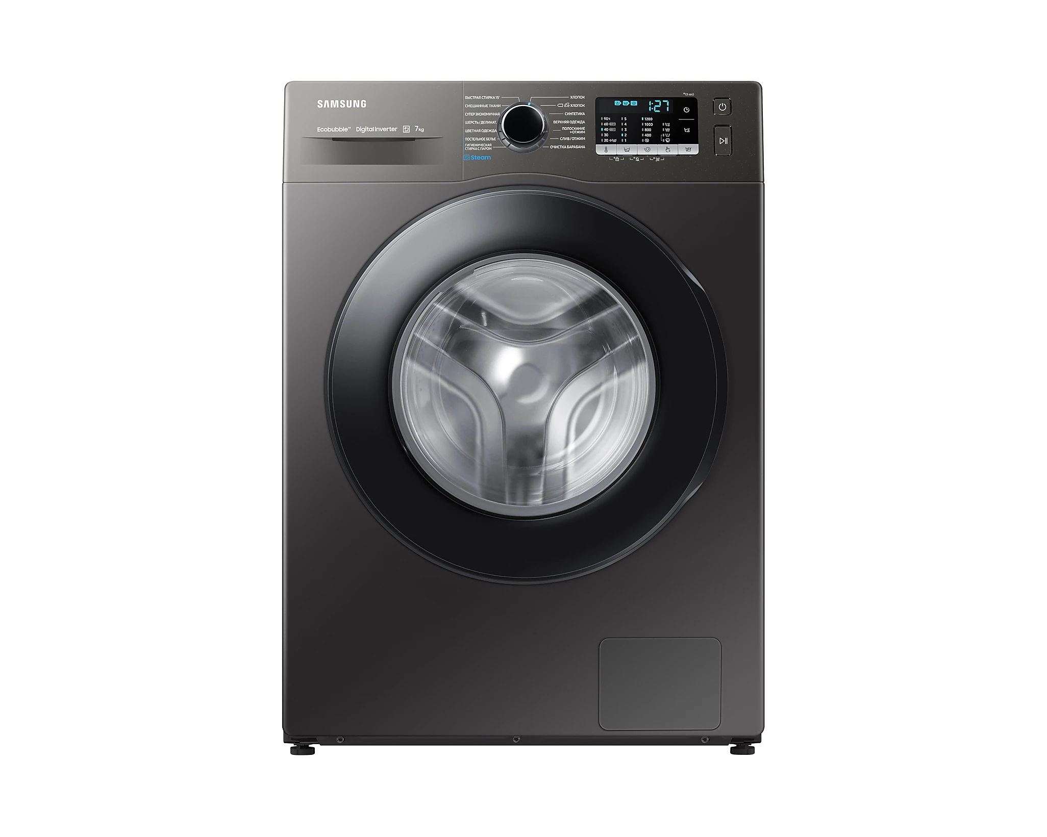 Изображение товара Стиральная машина Samsung WW70AAS22AX/LD 7 кг фронтальная серая