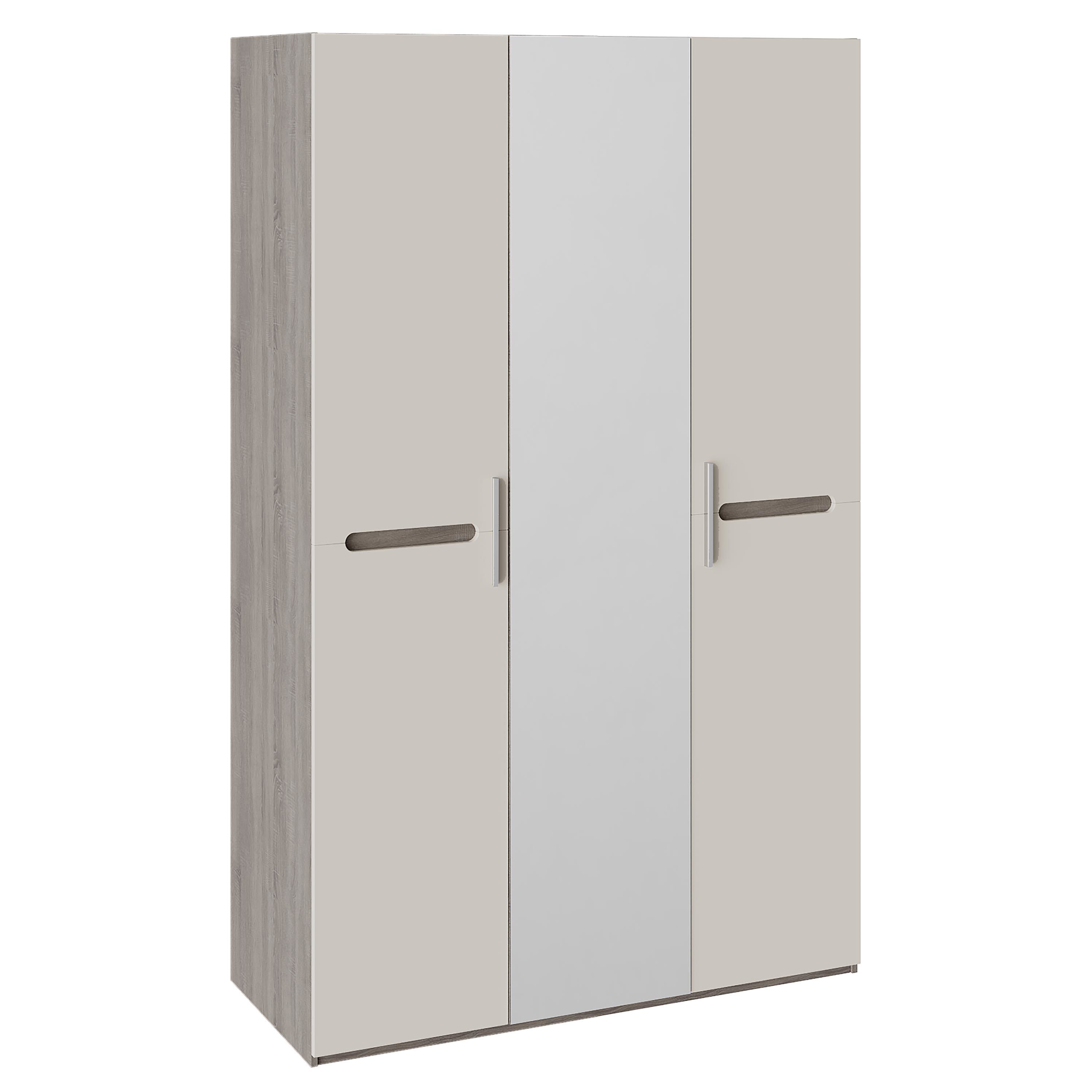 Изображение товара Шкаф распашной Трия 167200 134x218x58 см ЛДСП цвет бежевый, дуб сонома трюфель