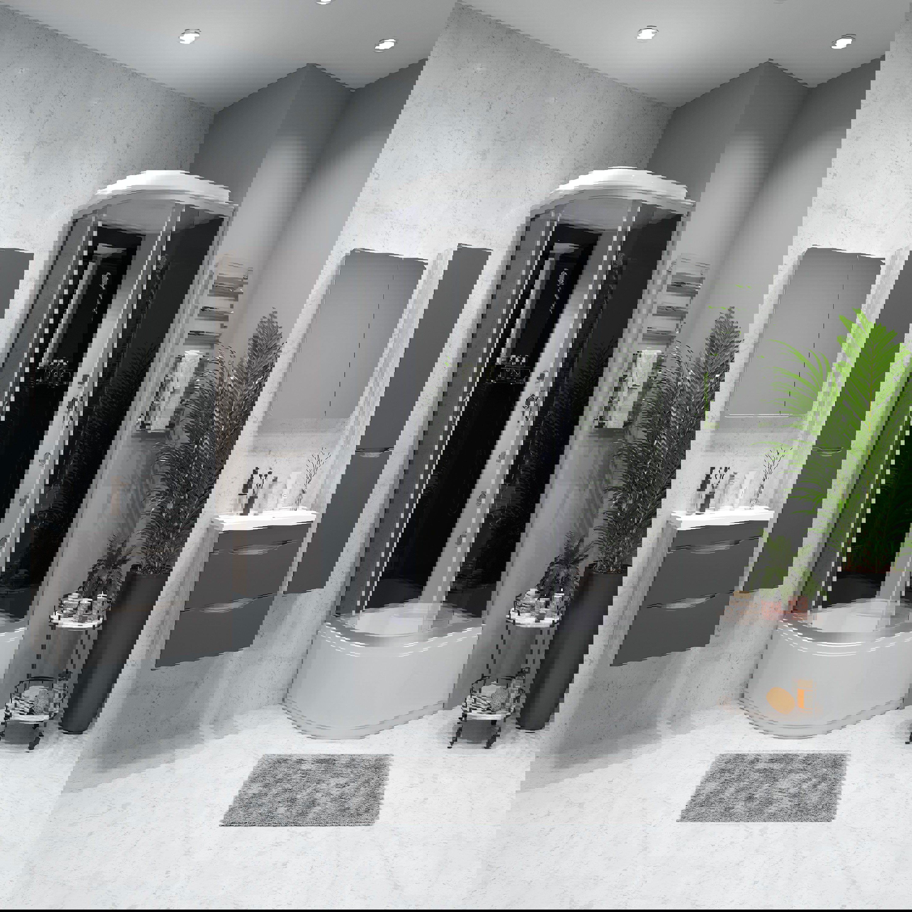 Изображение товара Душевая кабина Niagara 25101434RG высокий поддон 120x80см